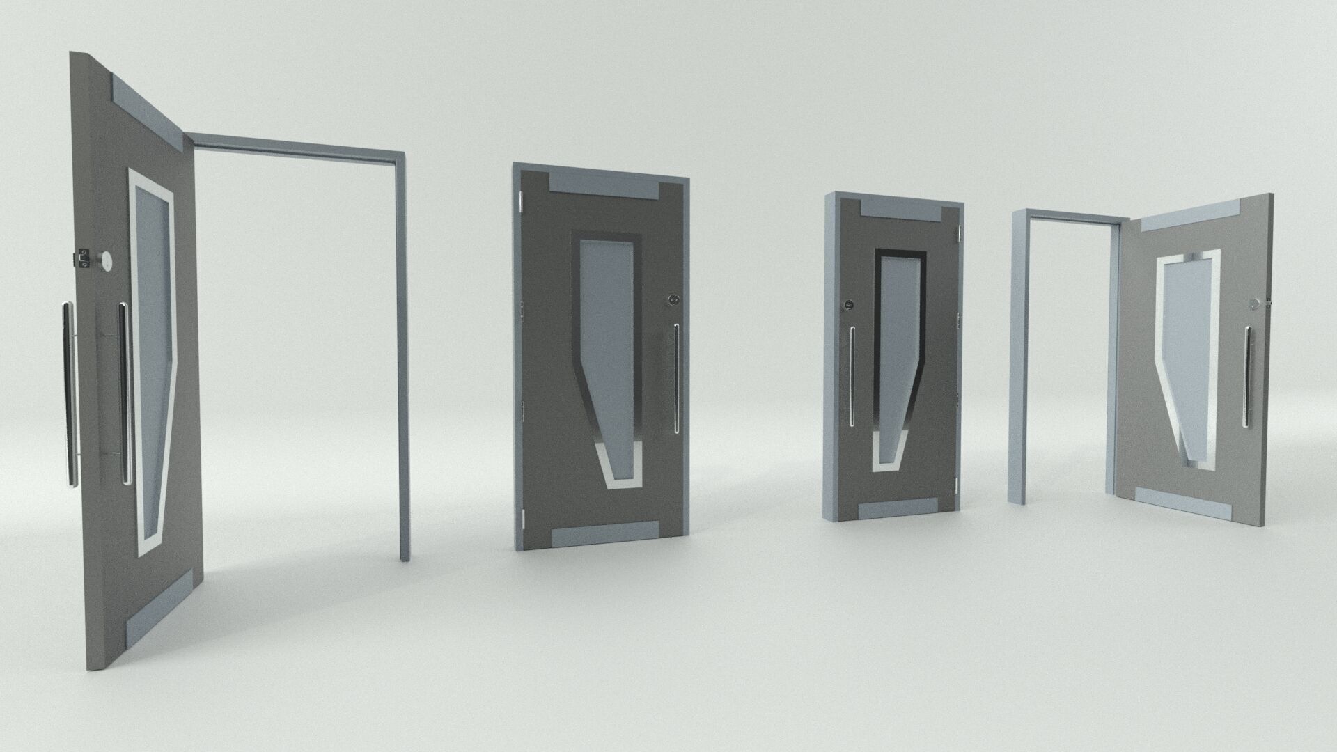 Door sets 11 3D model_2