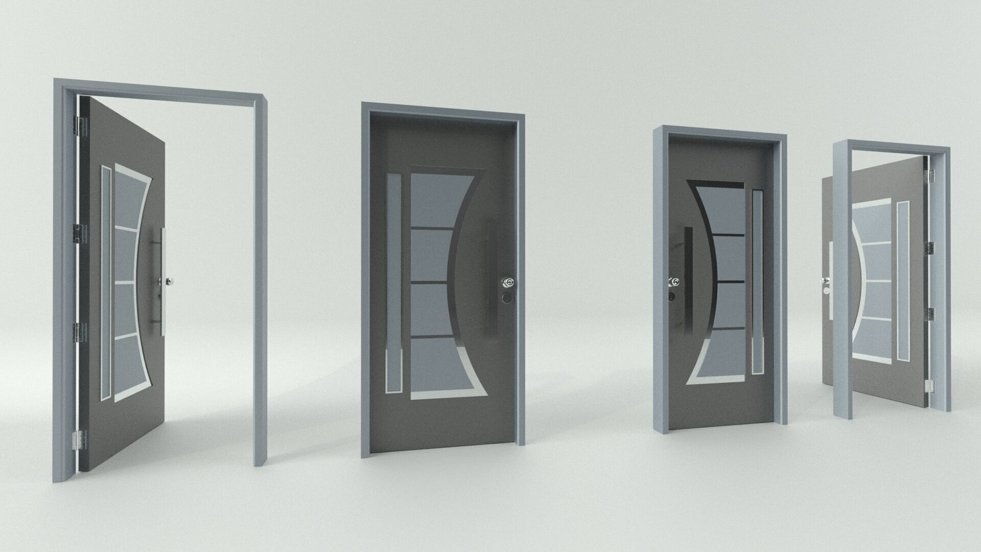 Door sets 11 3D model_17