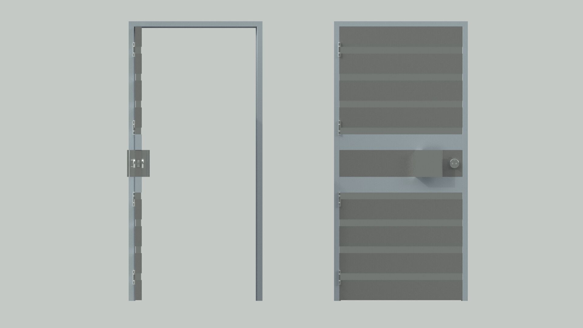 Door sets 11 3D model_12