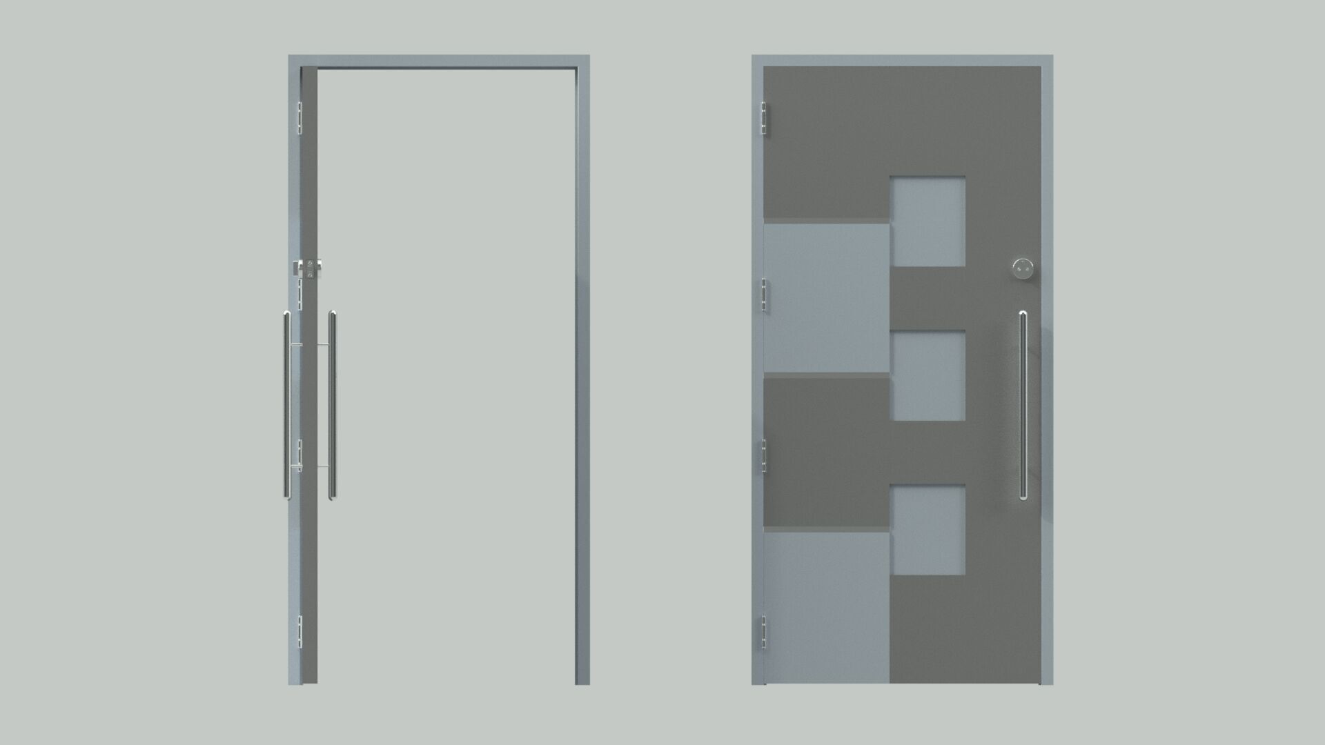Door sets 11 3D model_8