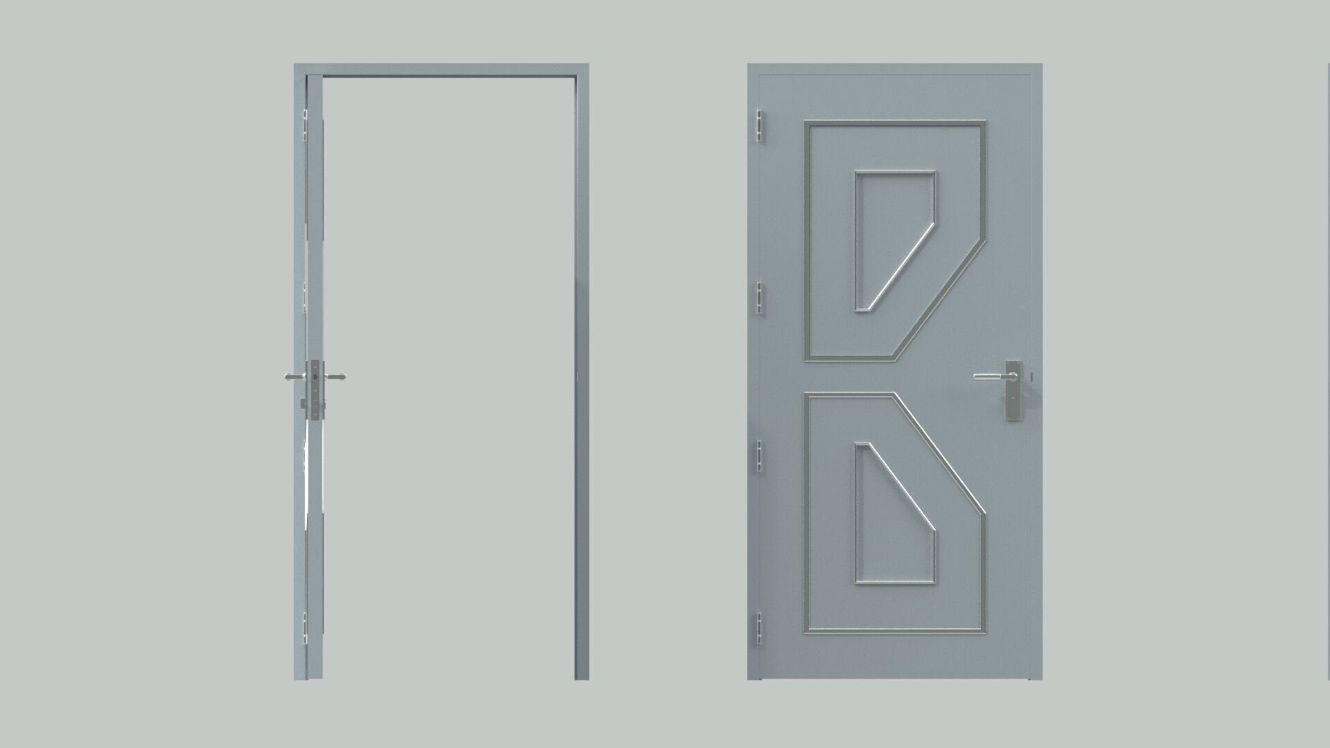 Door sets 11 3D model_16