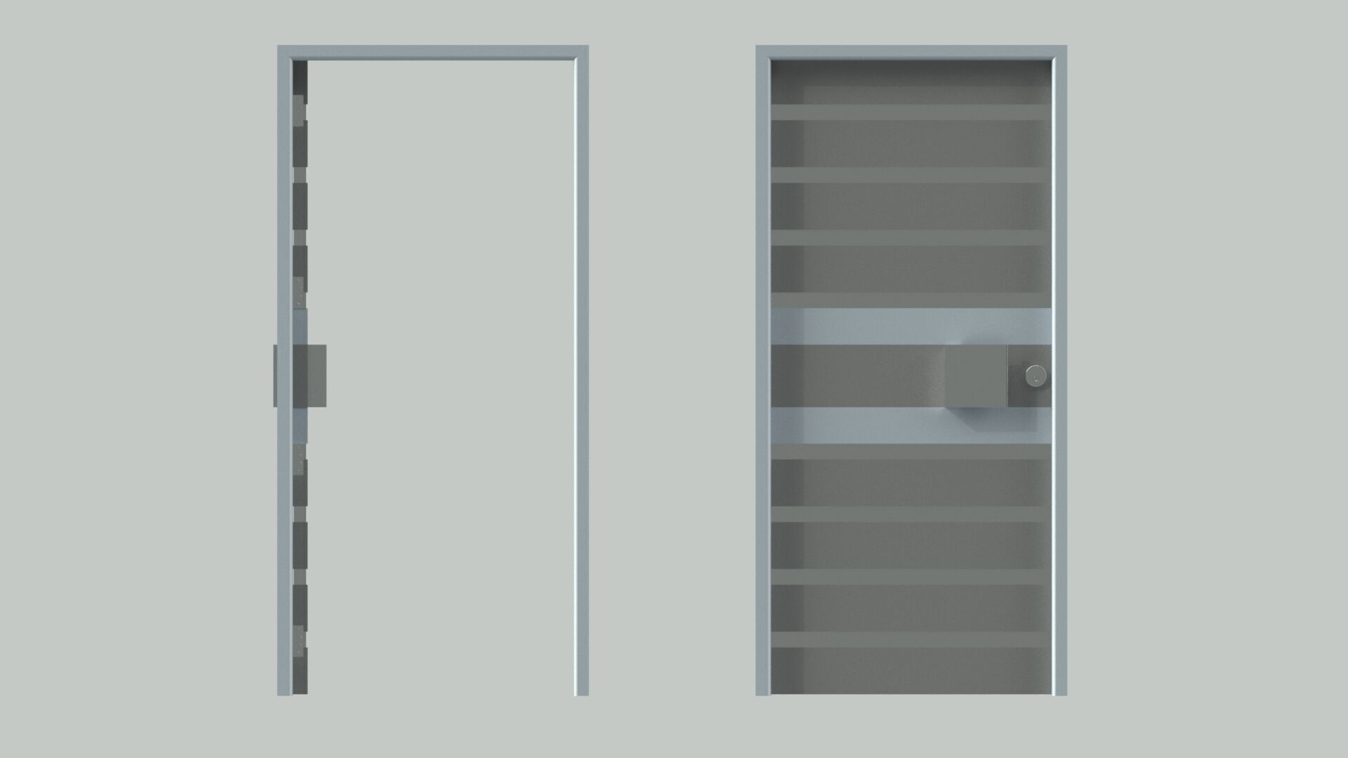 Door sets 11 3D model_11