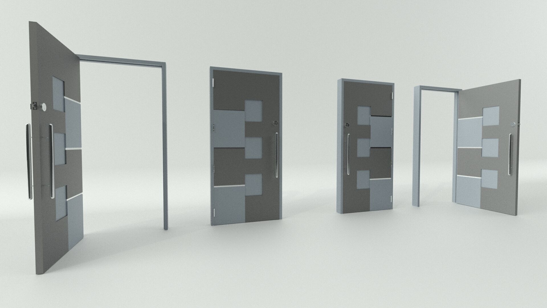 Door sets 11 3D model_6