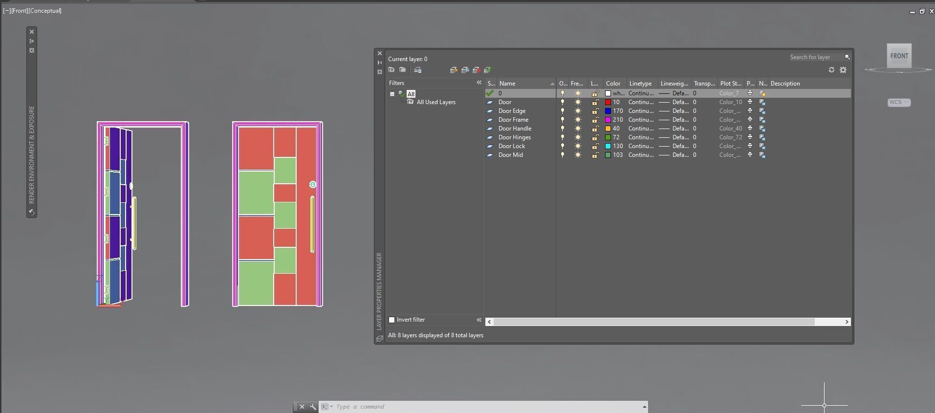 Door sets 11 3D model_27