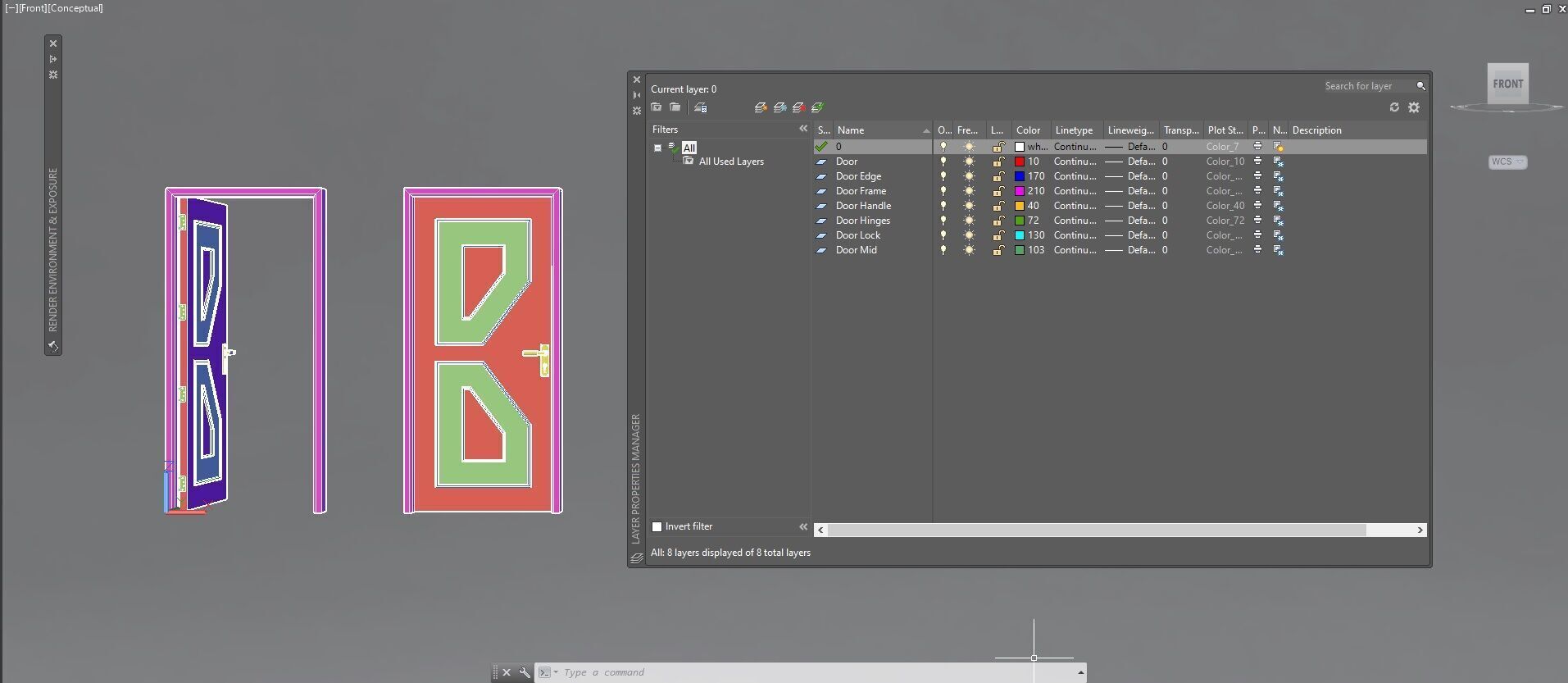Door sets 11 3D model_29
