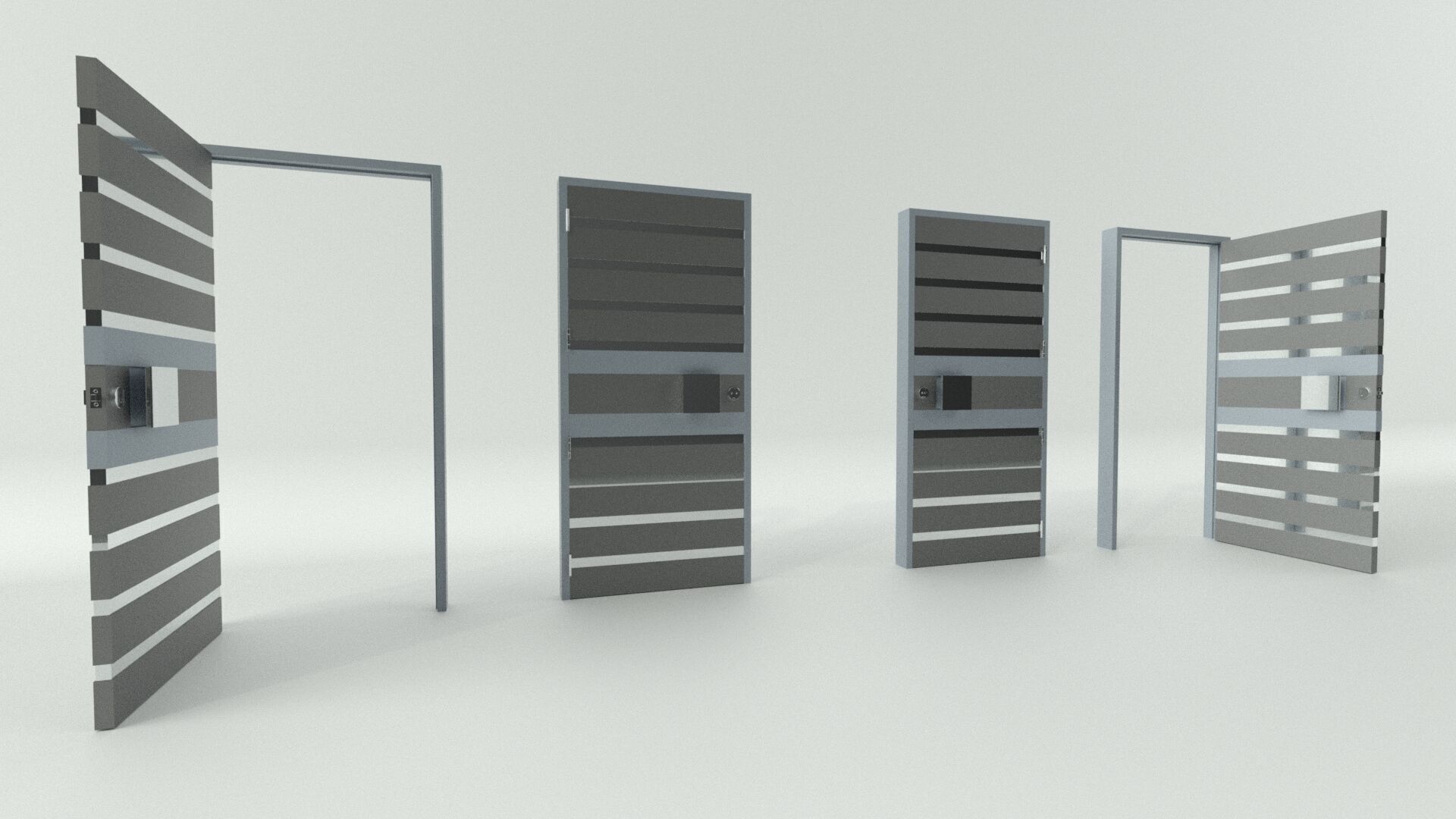 Door sets 11 3D model_10