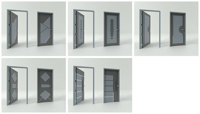 Door sets 14 3D model