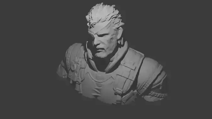 Big Boss V Snake Bust Metal Gear Solid