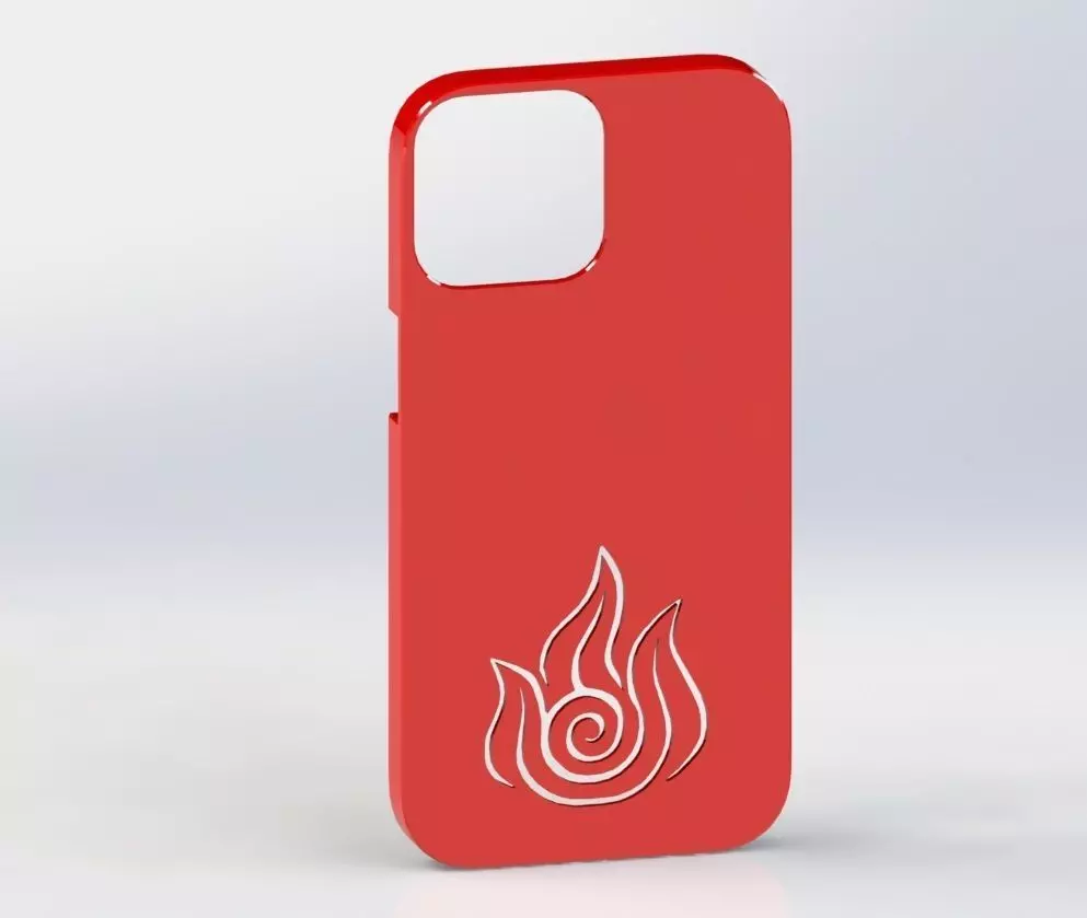 iPhone 15 - 4 Elements Phone Case Models 3D print model