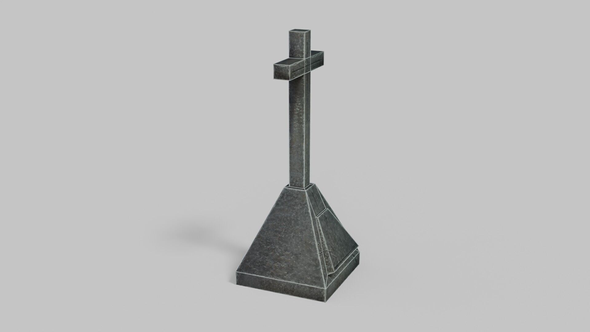 Grave 1 Low-poly 3D model_18