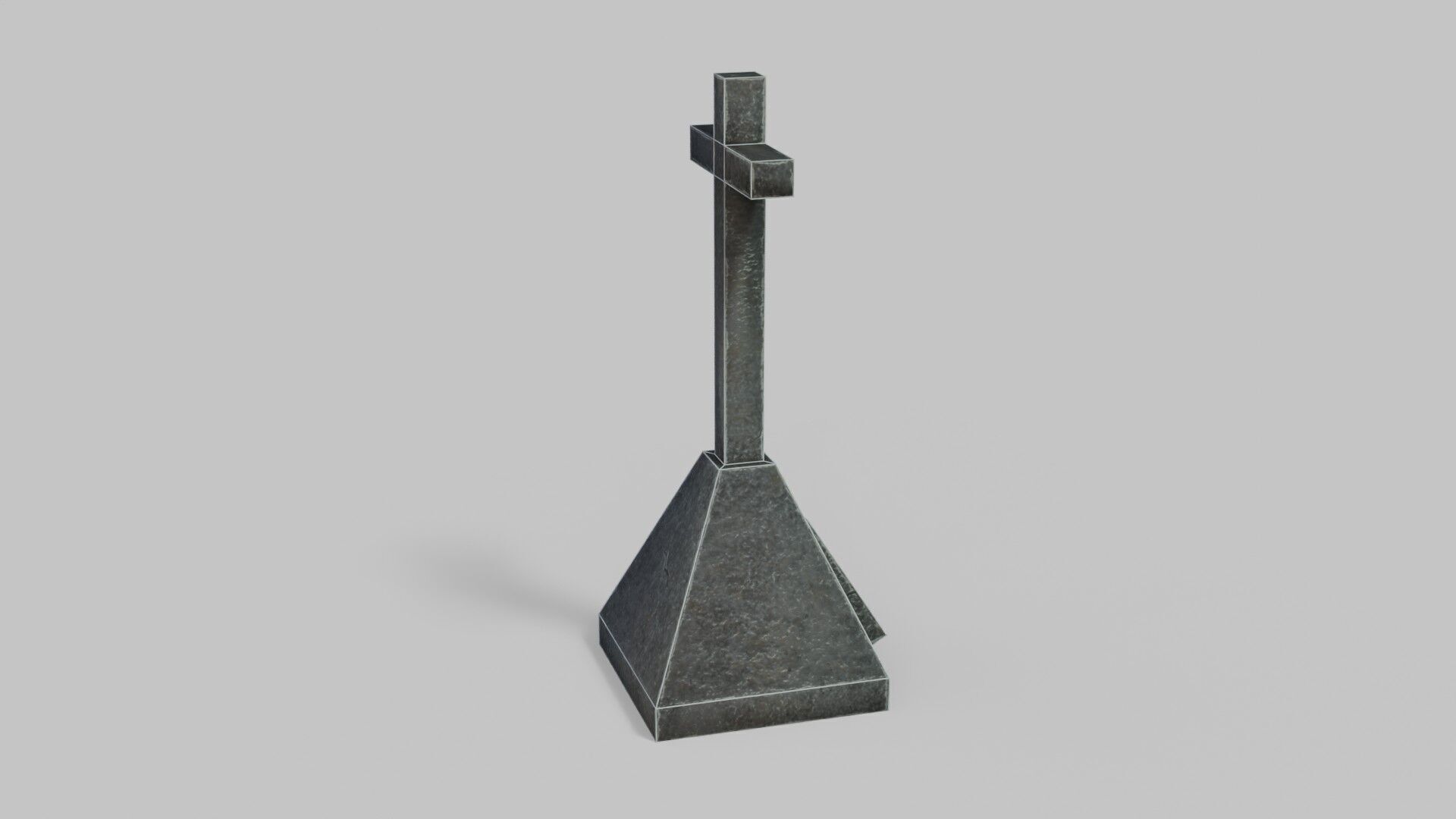 Grave 1 Low-poly 3D model_19