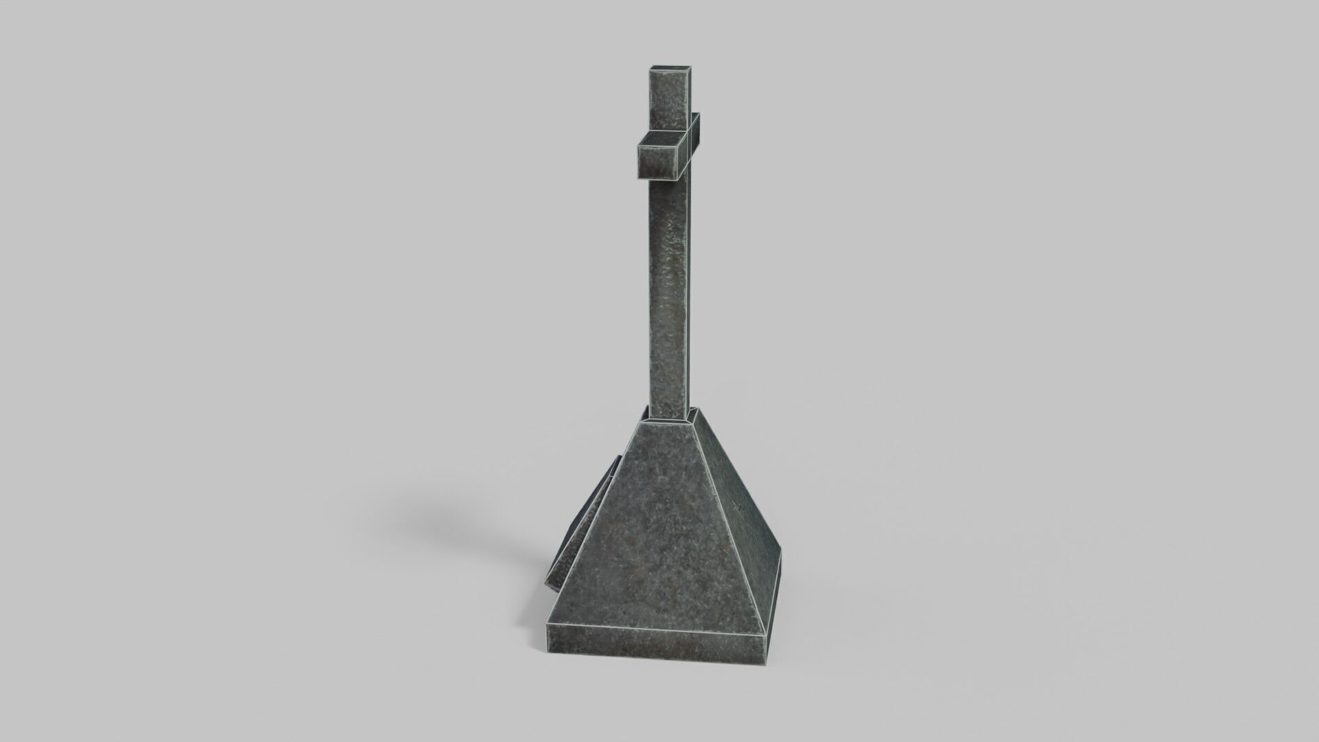 Grave 1 Low-poly 3D model_26