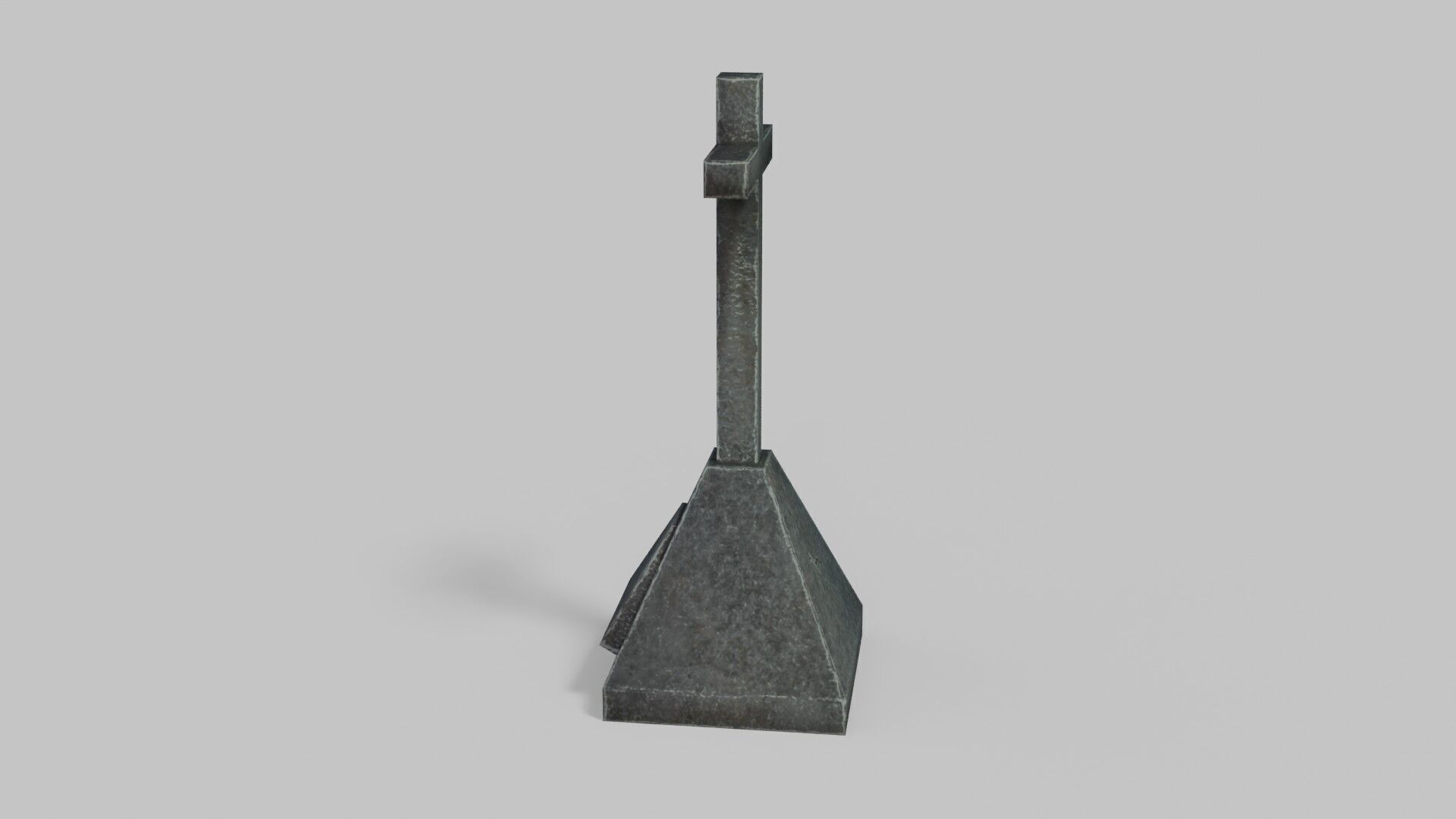Grave 1 Low-poly 3D model_8