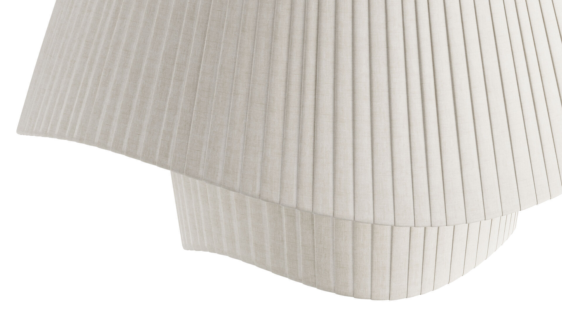 Silk Satin Chandelier 3D model_4