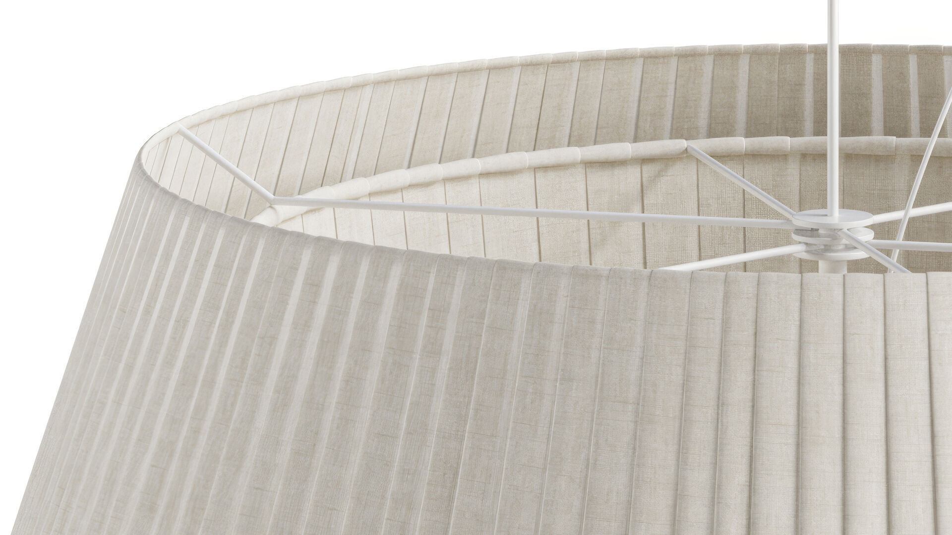 Silk Satin Chandelier 3D model_6