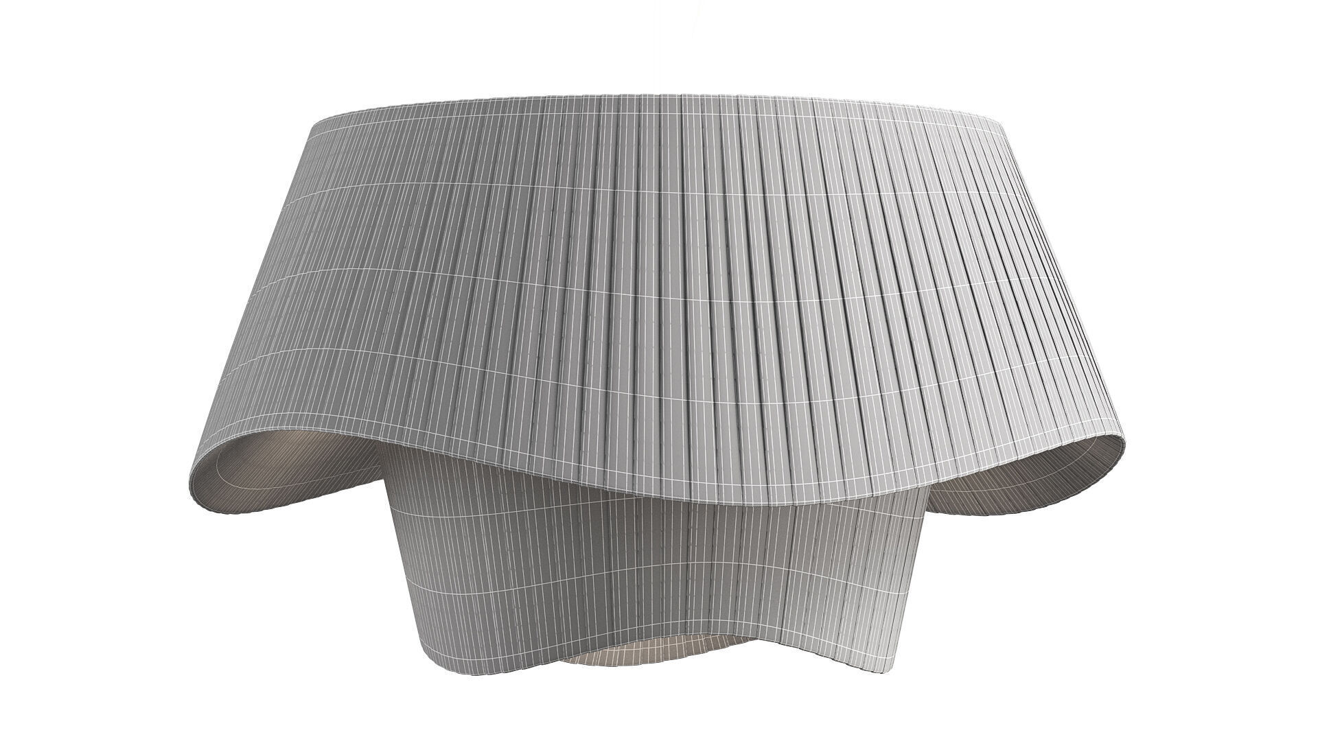 Silk Satin Chandelier 3D model_7