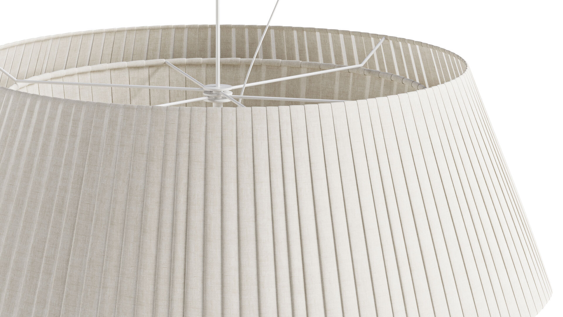 Silk Satin Chandelier 3D model_5