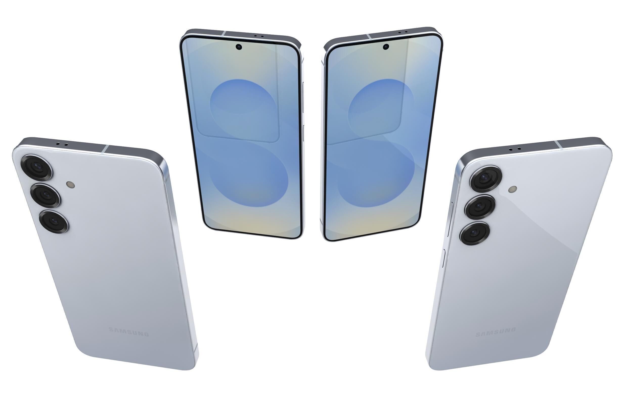 Samsung Galaxy S25 Plus All Color 3D model_29