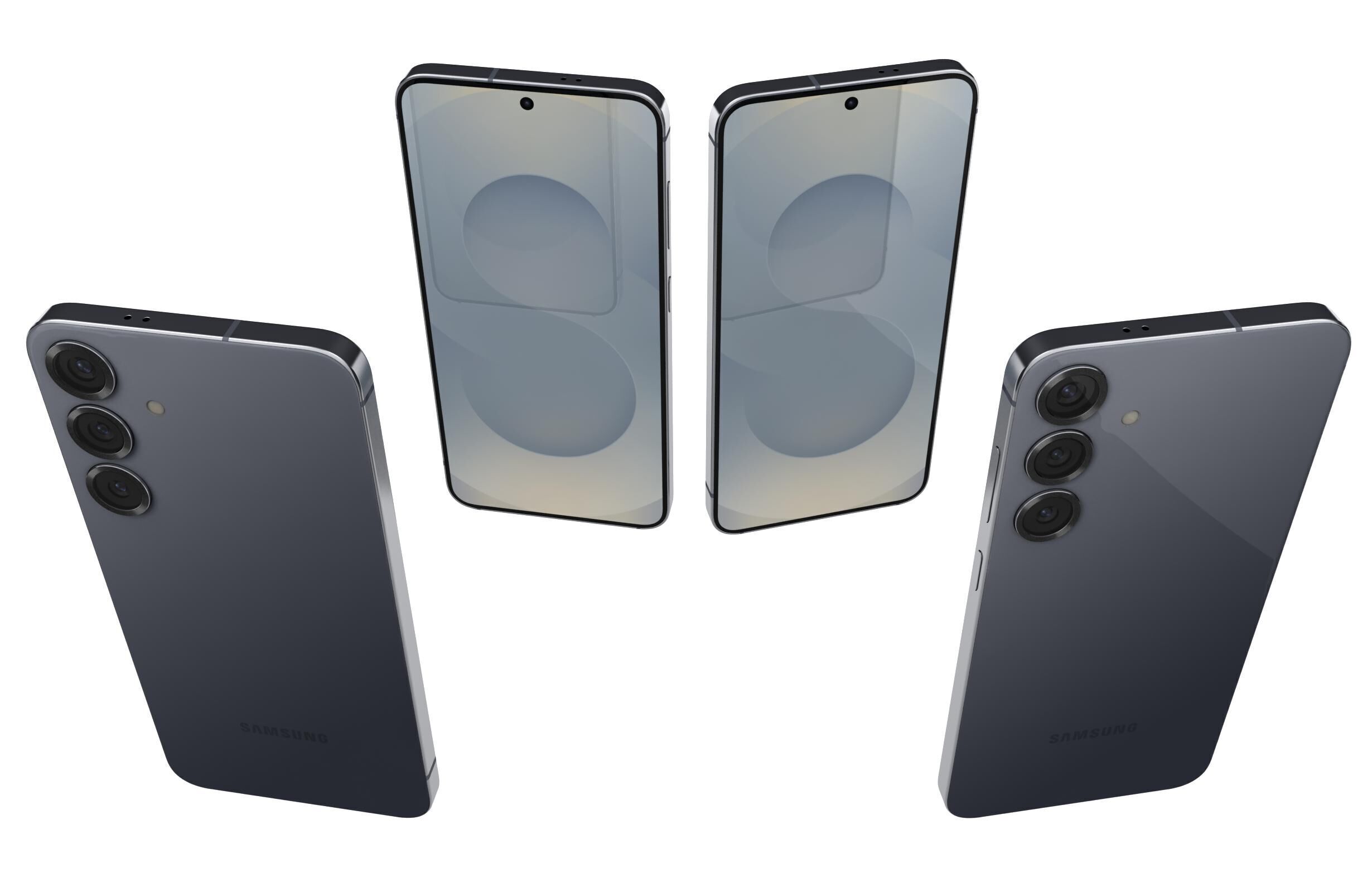 Samsung Galaxy S25 Plus All Color 3D model_41