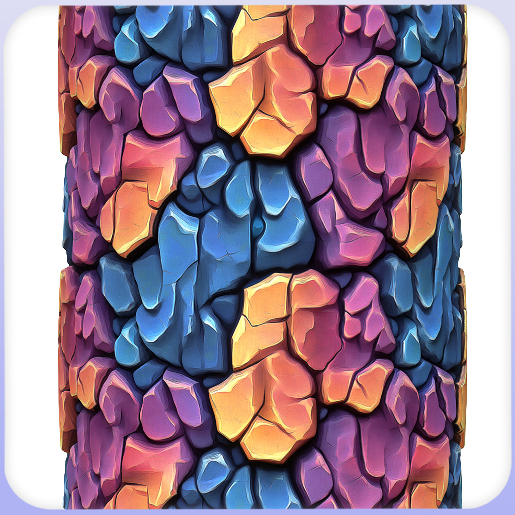 Stylized Stone Seamless Texture Texture_3