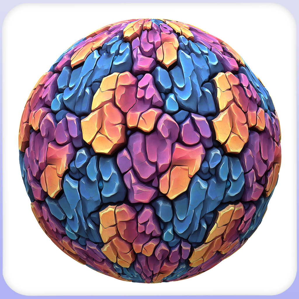 Stylized Stone Seamless Texture Texture_5