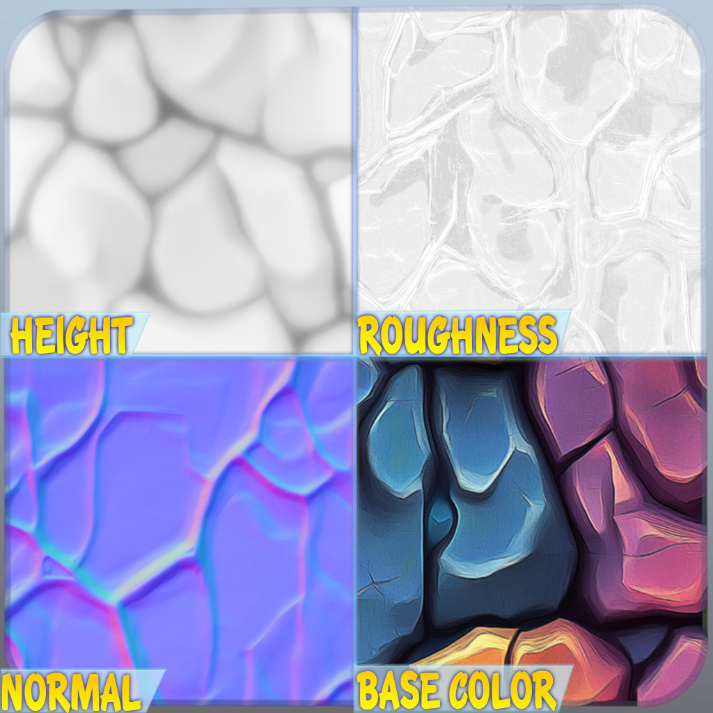 Stylized Stone Seamless Texture Texture_1