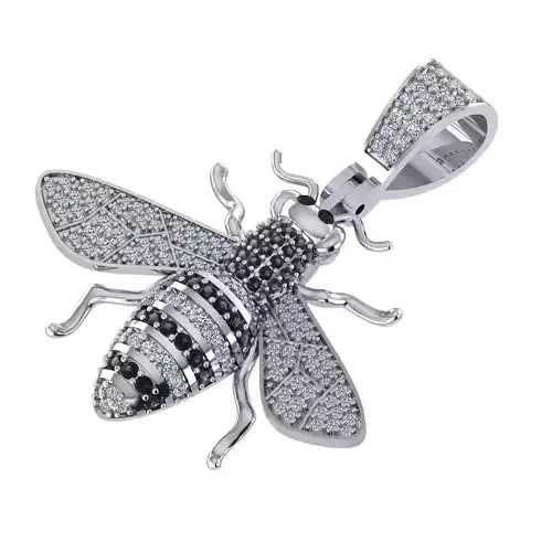 bee pendant 3D print model 3D print model