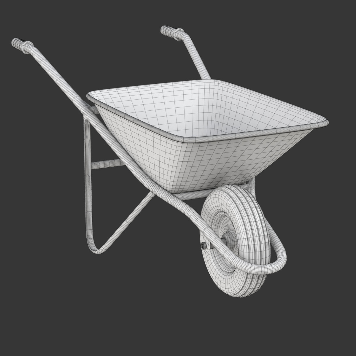 Wheelbarrow 3D model_14
