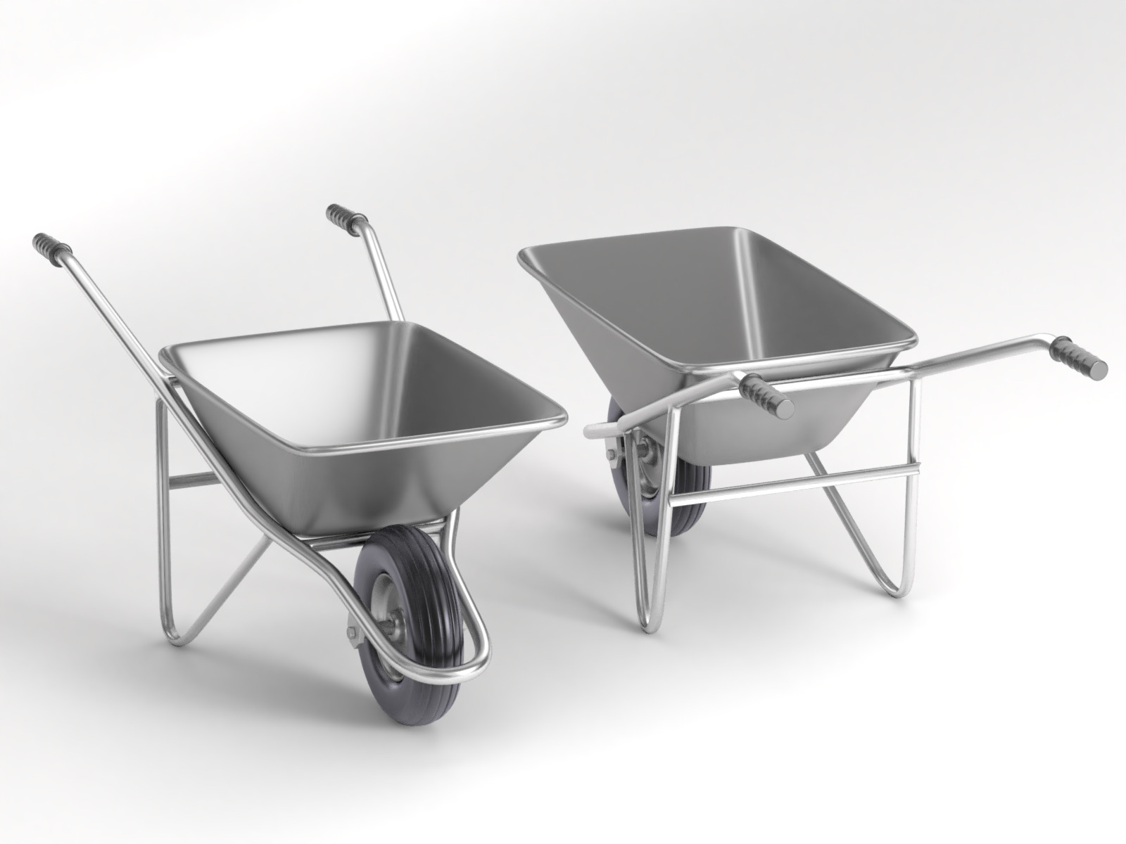 Wheelbarrow 3D model_4