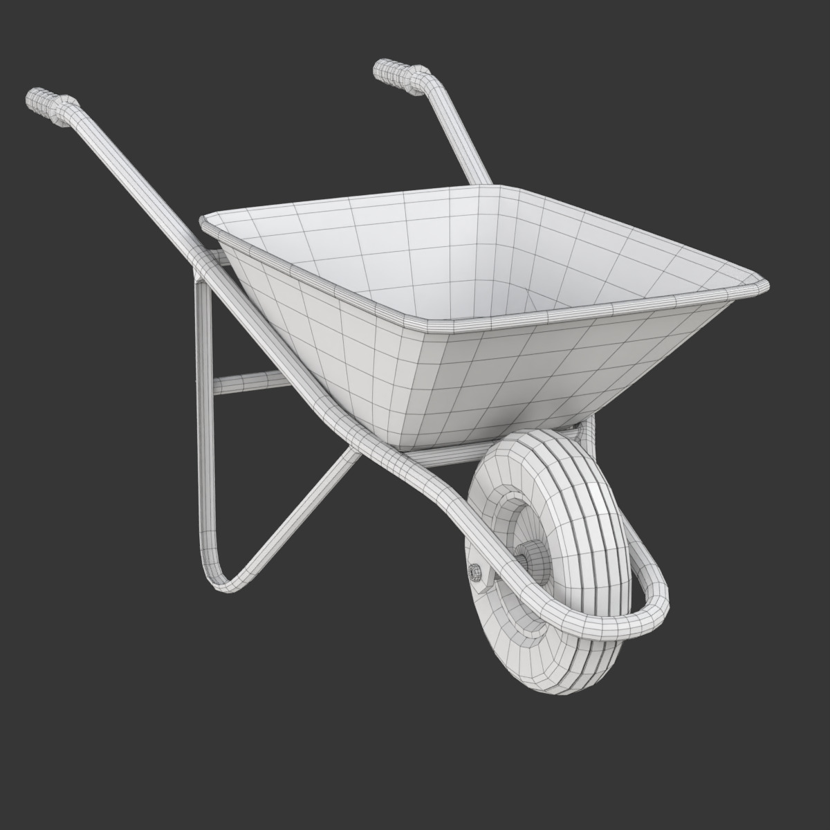 Wheelbarrow 3D model_11
