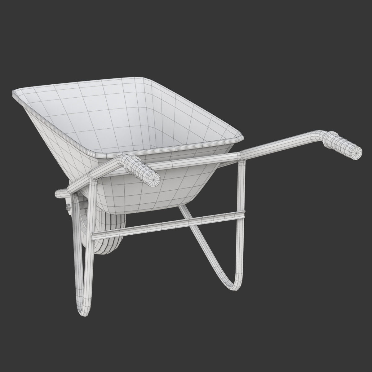 Wheelbarrow 3D model_12
