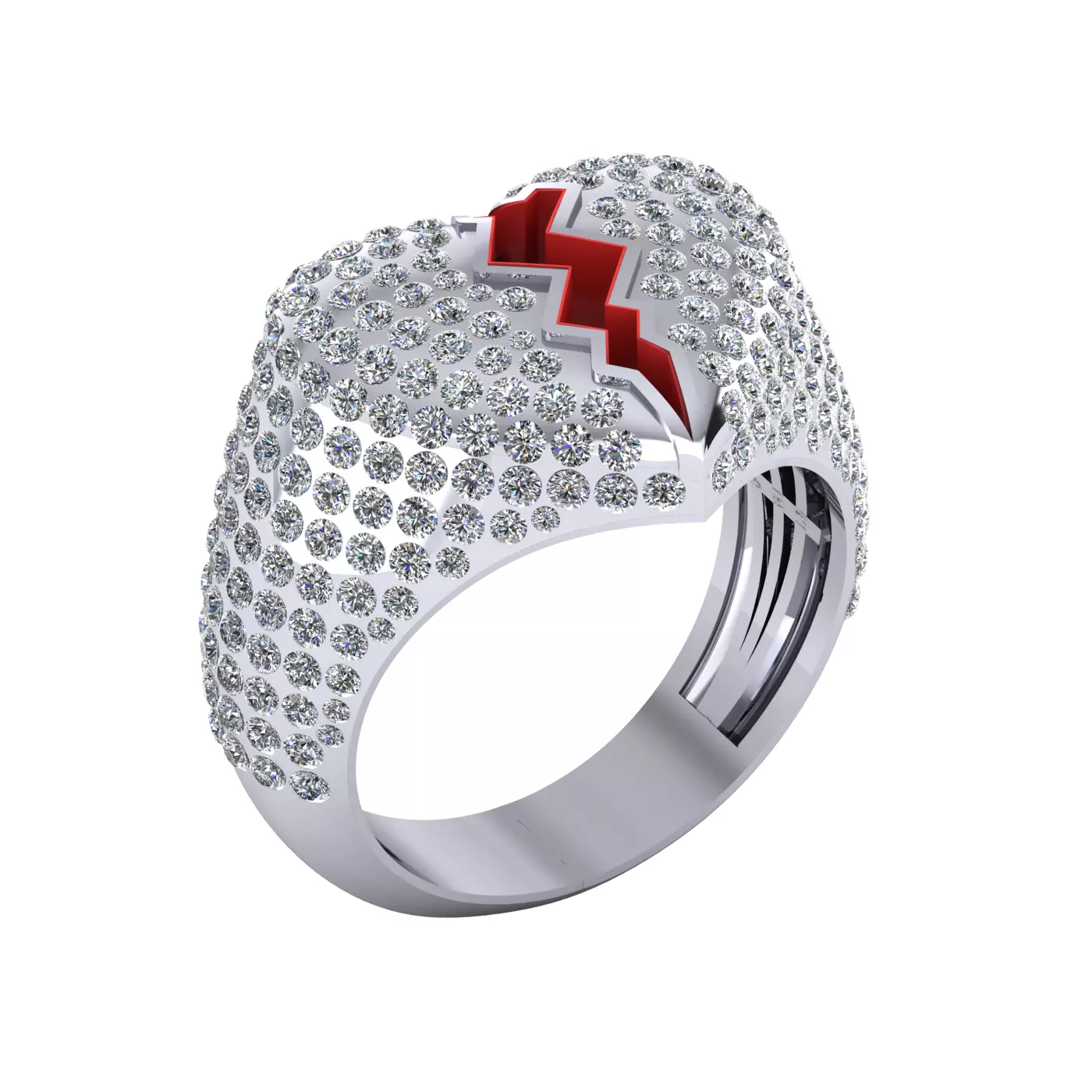 broken hard ring 3D print model 3D print model