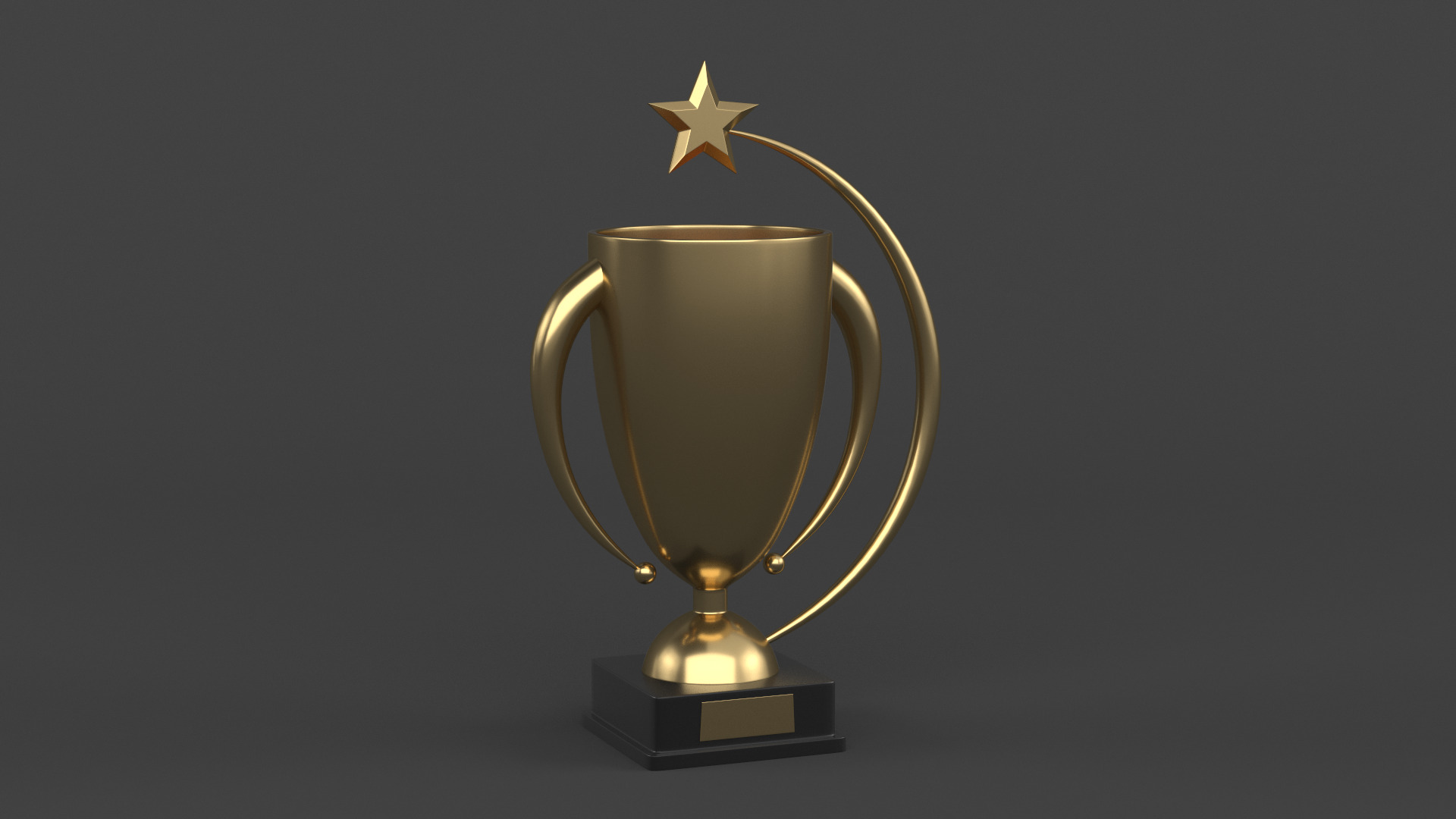 Trophy Cups 3D model_2