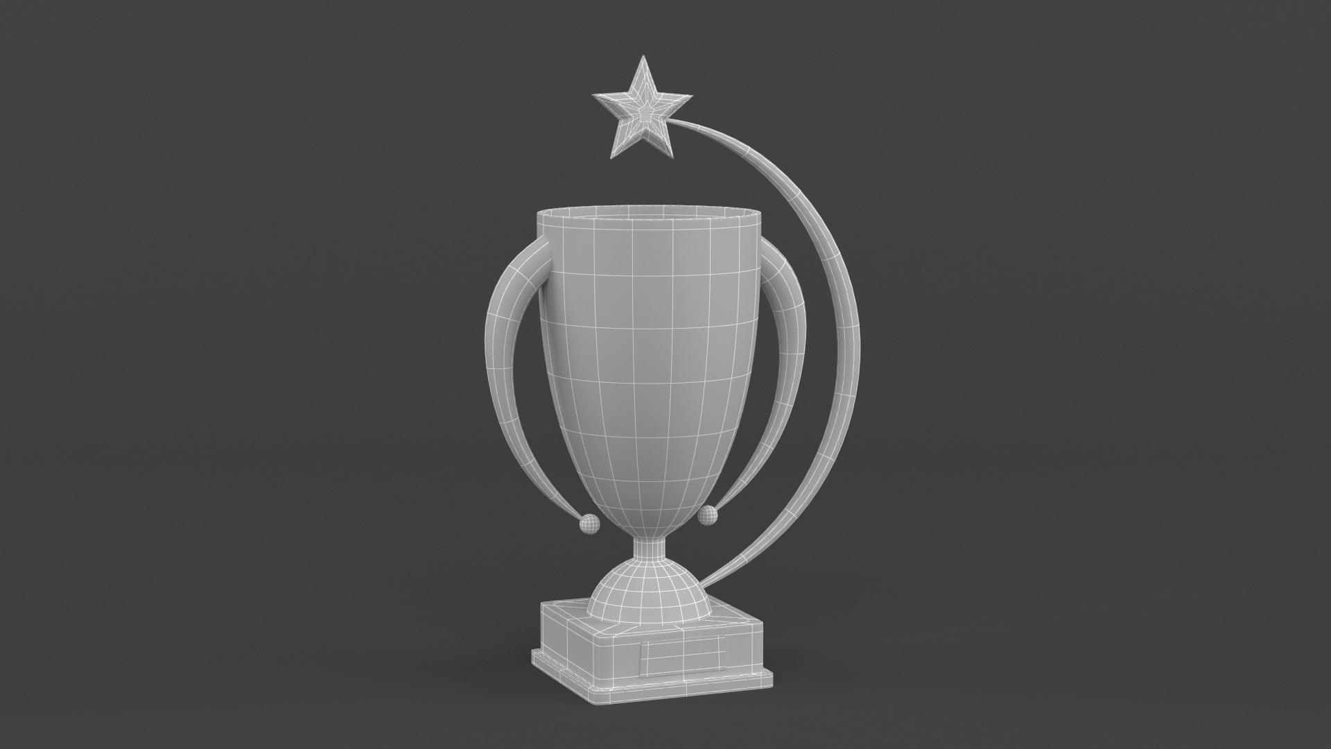 Trophy Cups 3D model_7