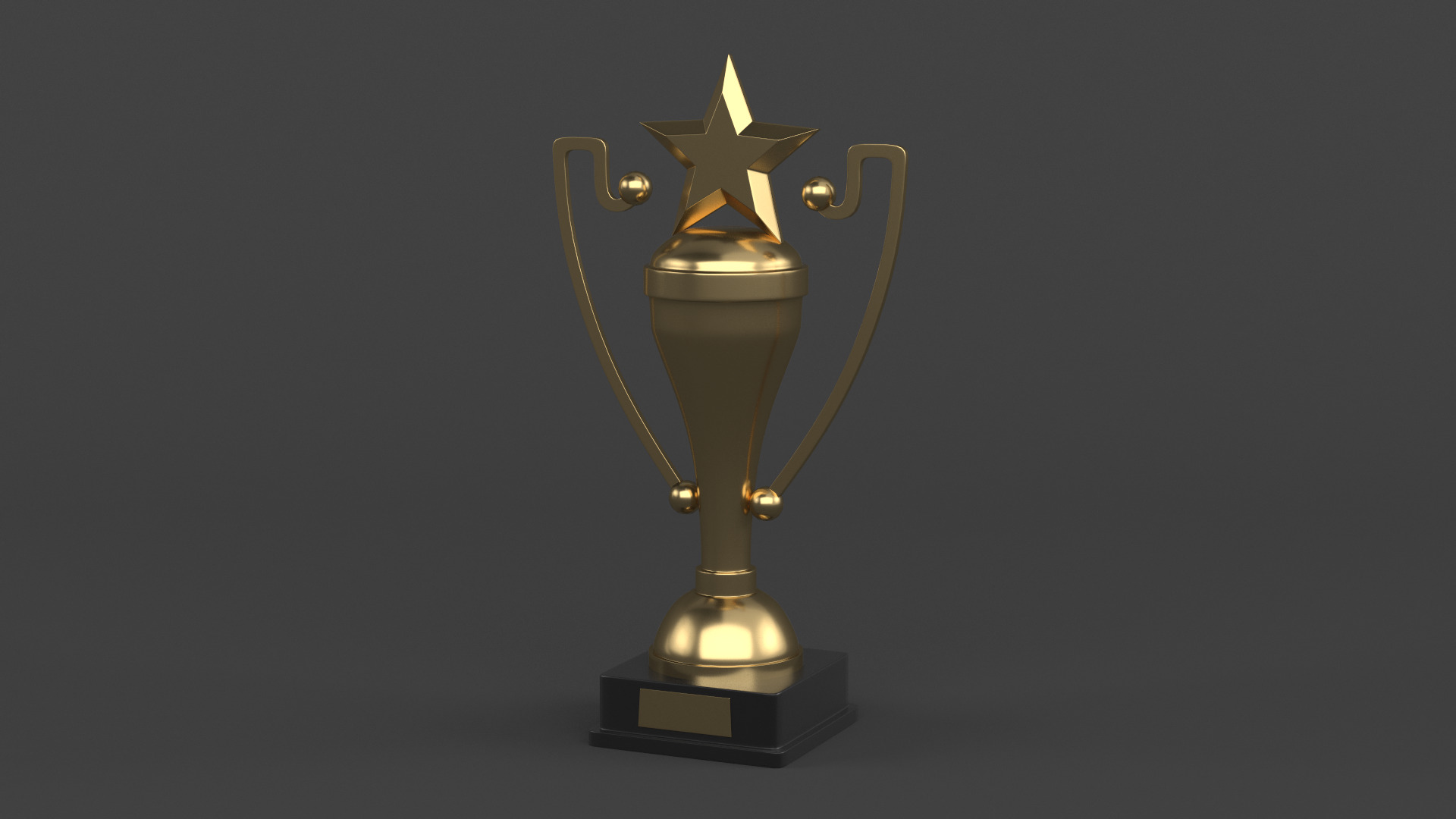 Trophy Cups 3D model_4