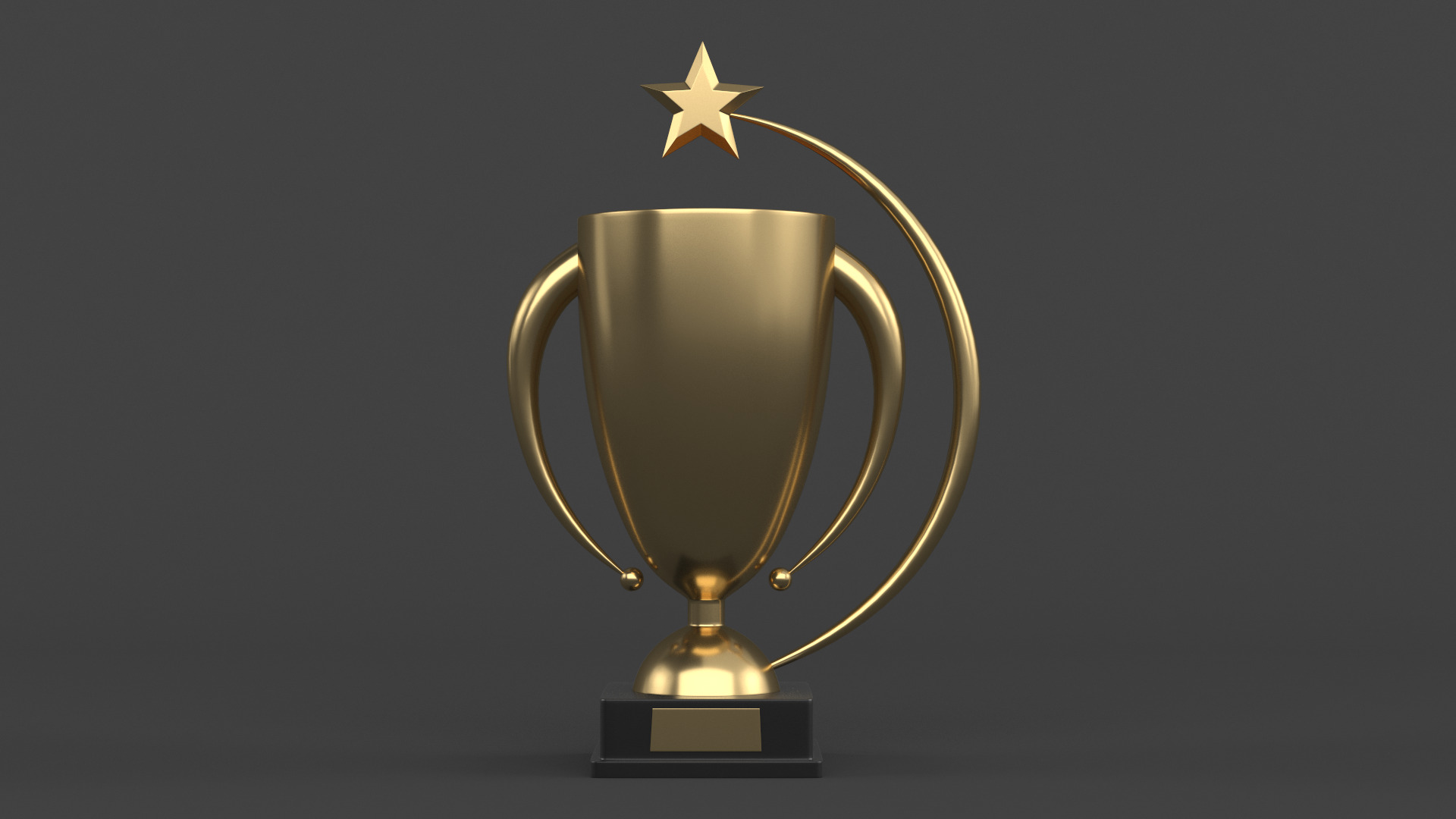 Trophy Cups 3D model_1