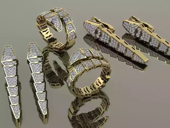 Bvlgari set Earring Ring