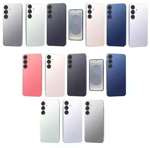 Samsung Galaxy S25 And S25 Plus 3D Model Collection