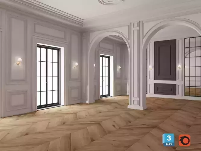 Loft Base Room interior 4 3D model