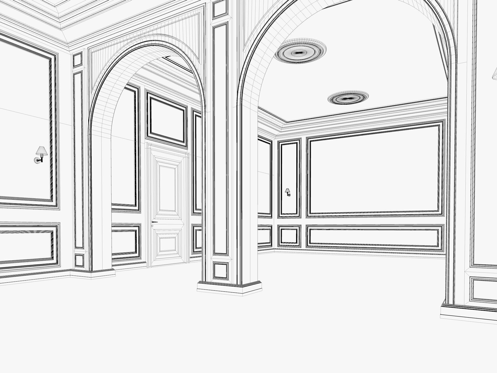 Loft Base Room interior 4 3D model_13