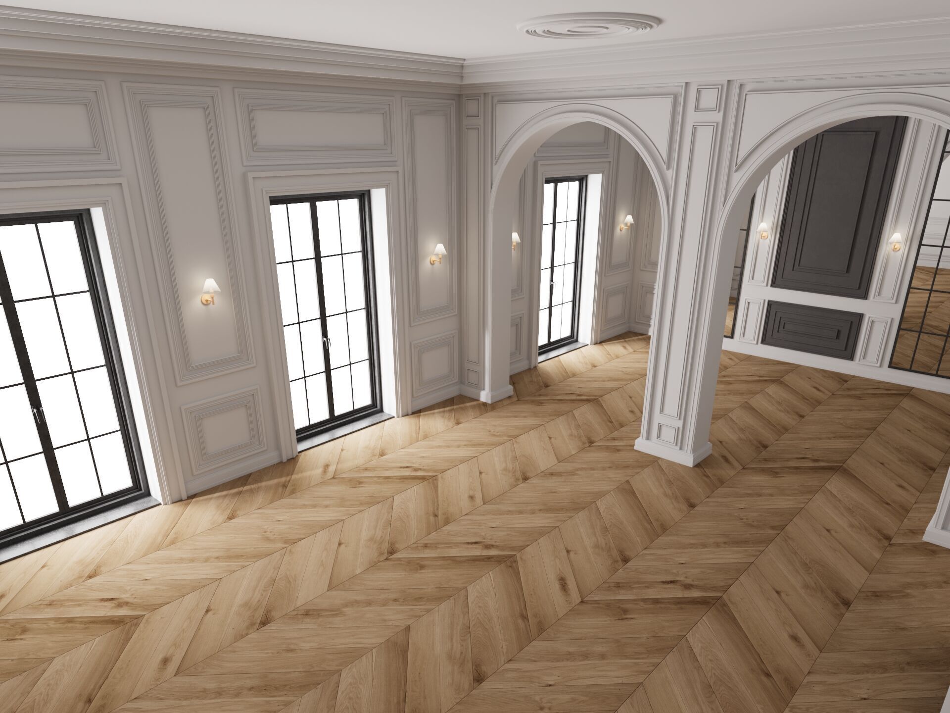 Loft Base Room interior 4 3D model_8