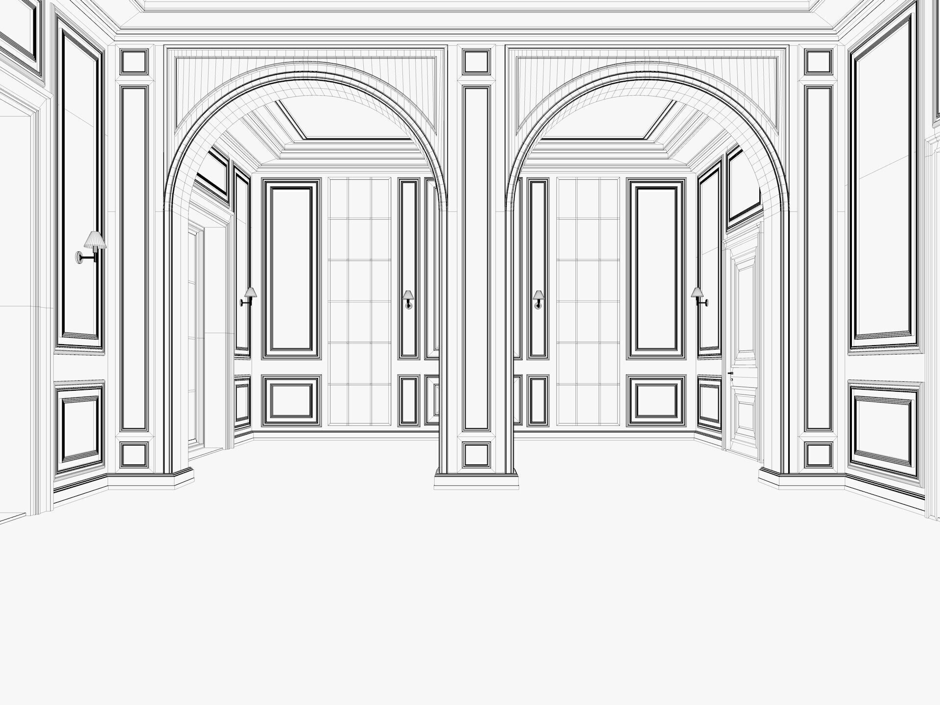 Loft Base Room interior 4 3D model_10