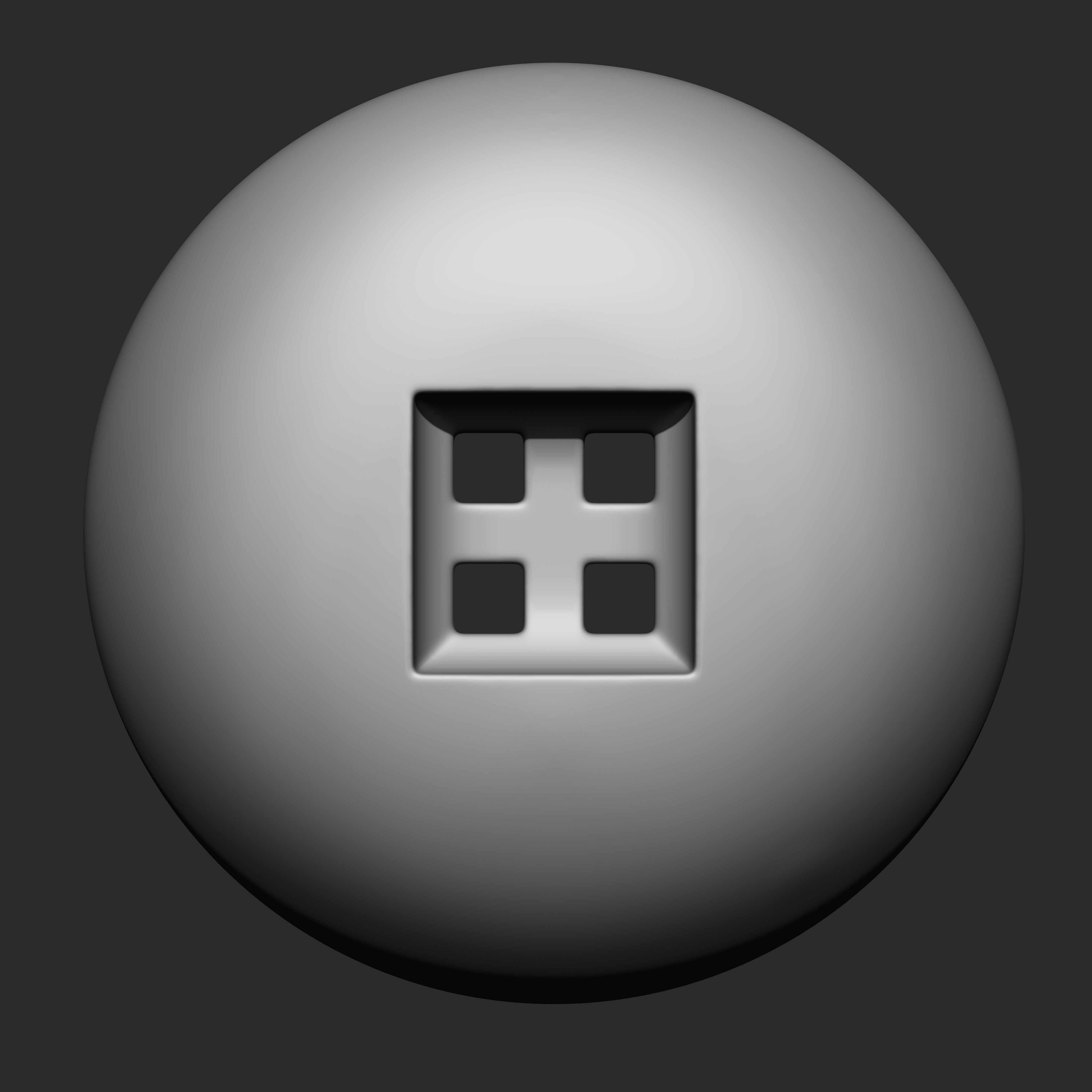 Buttons Collection IMM Brush Pack 14 in One VOL 6 3D model_26