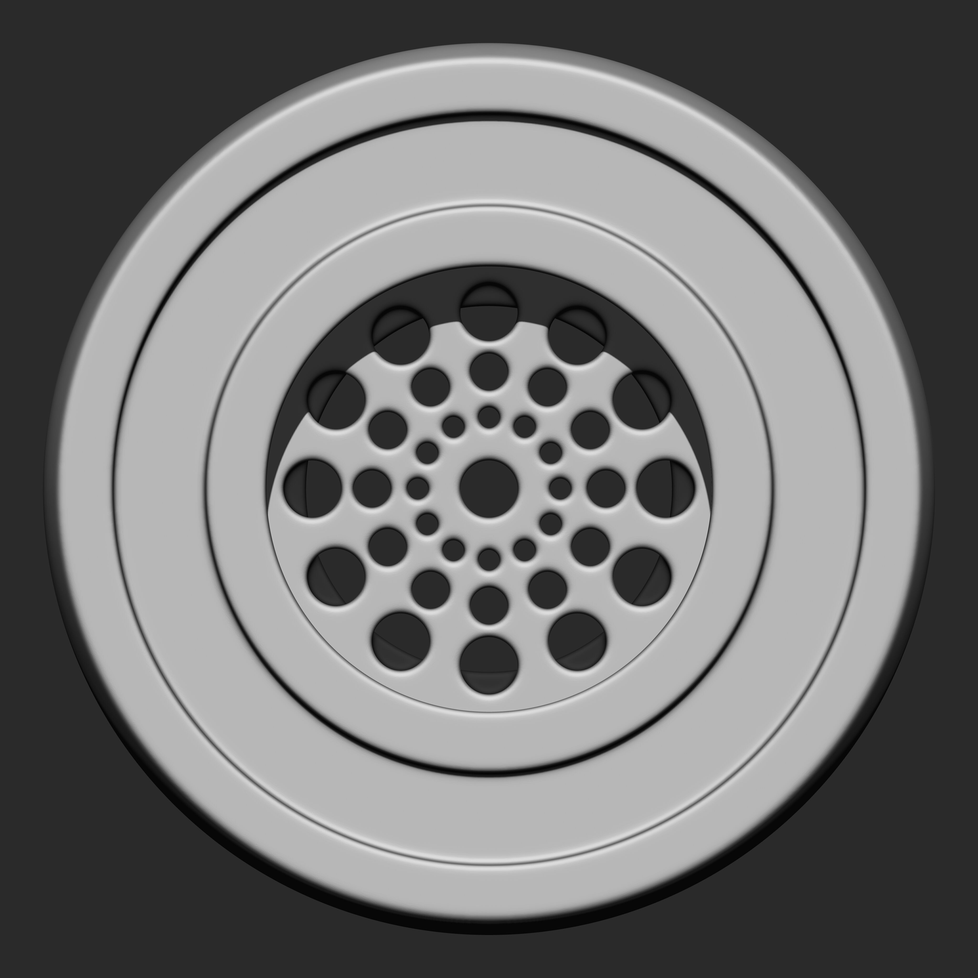 Buttons Collection IMM Brush Pack 14 in One VOL 6 3D model_22