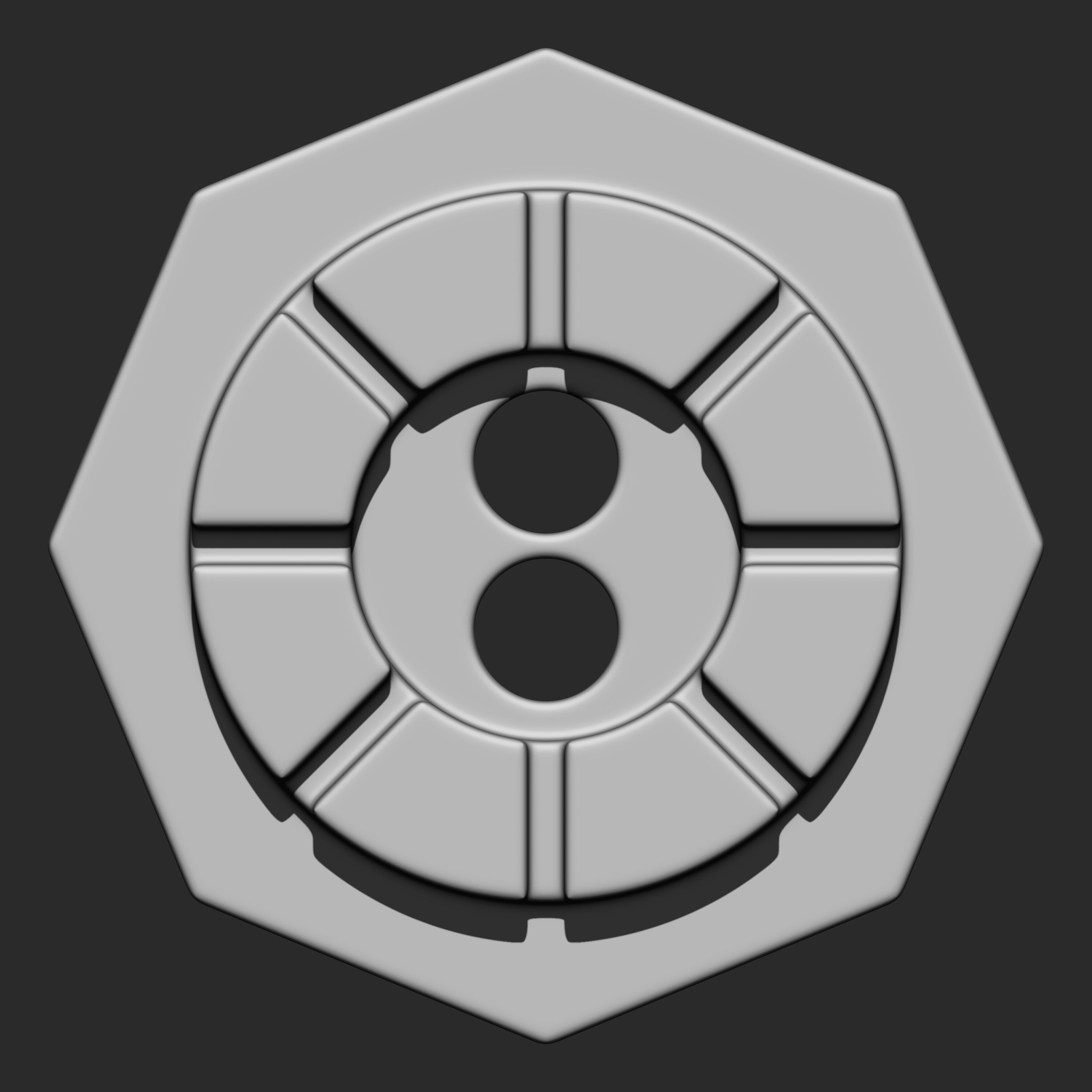 Buttons Collection IMM Brush Pack 14 in One VOL 6 3D model_16