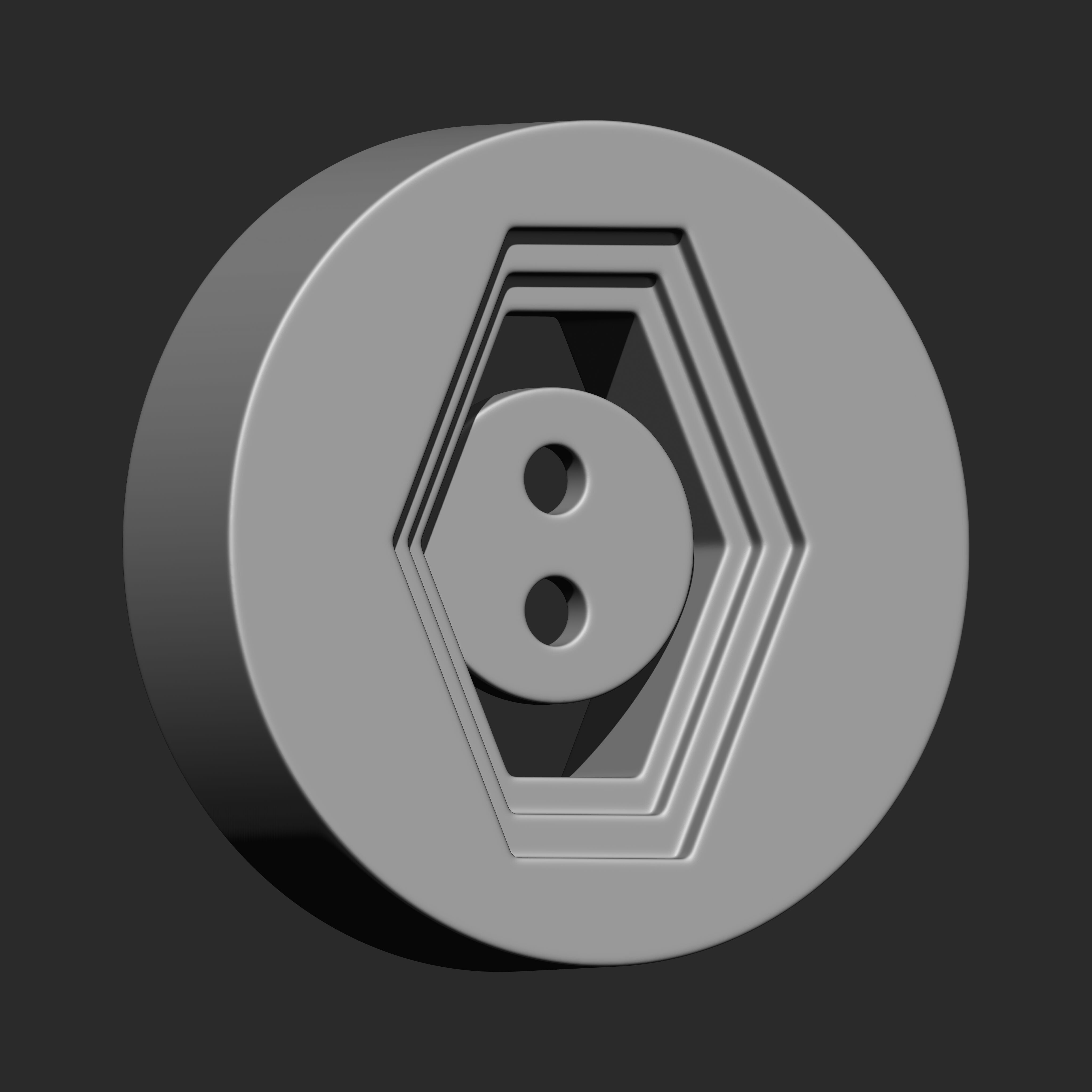 Buttons Collection IMM Brush Pack 14 in One VOL 6 3D model_19