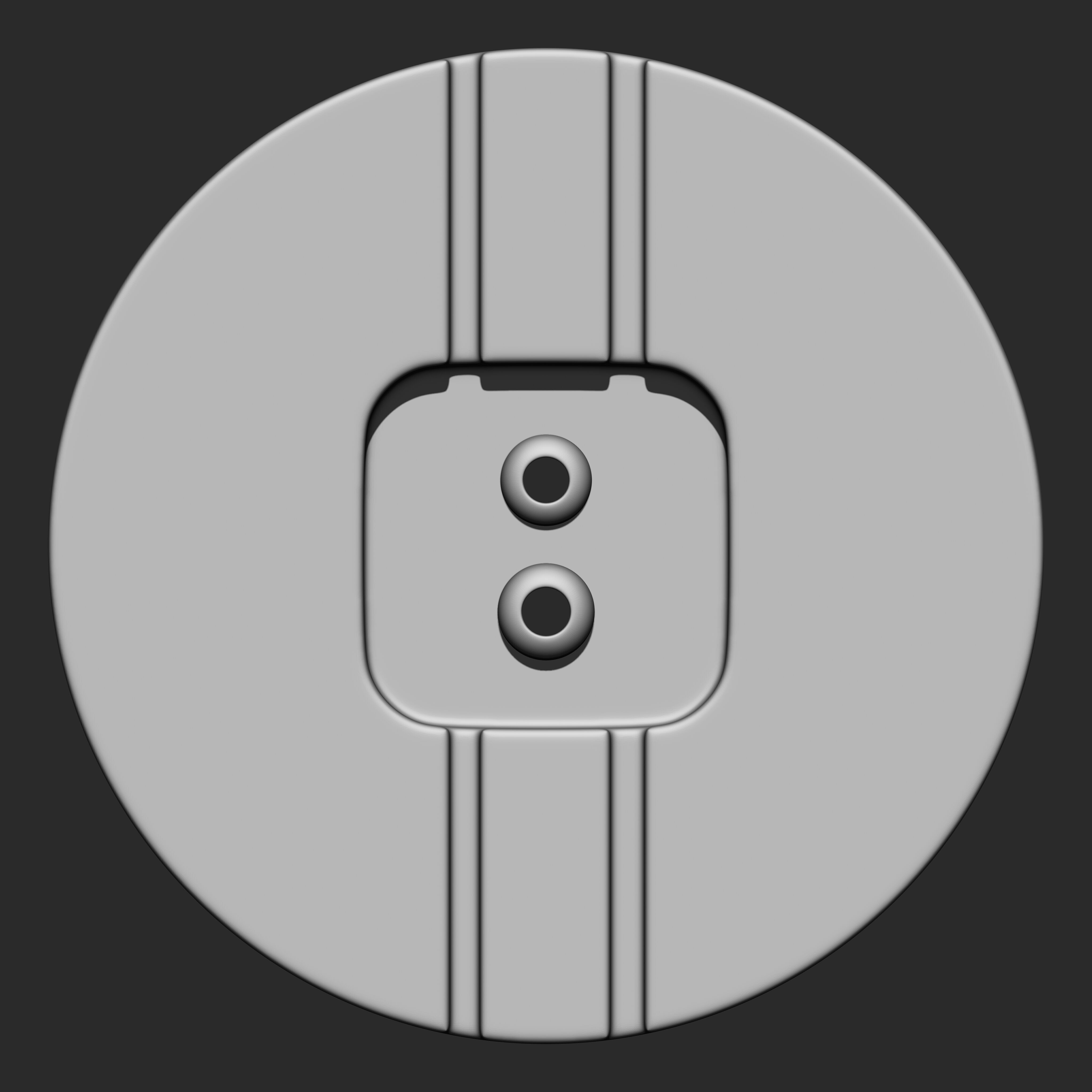 Buttons Collection IMM Brush Pack 14 in One VOL 6 3D model_20