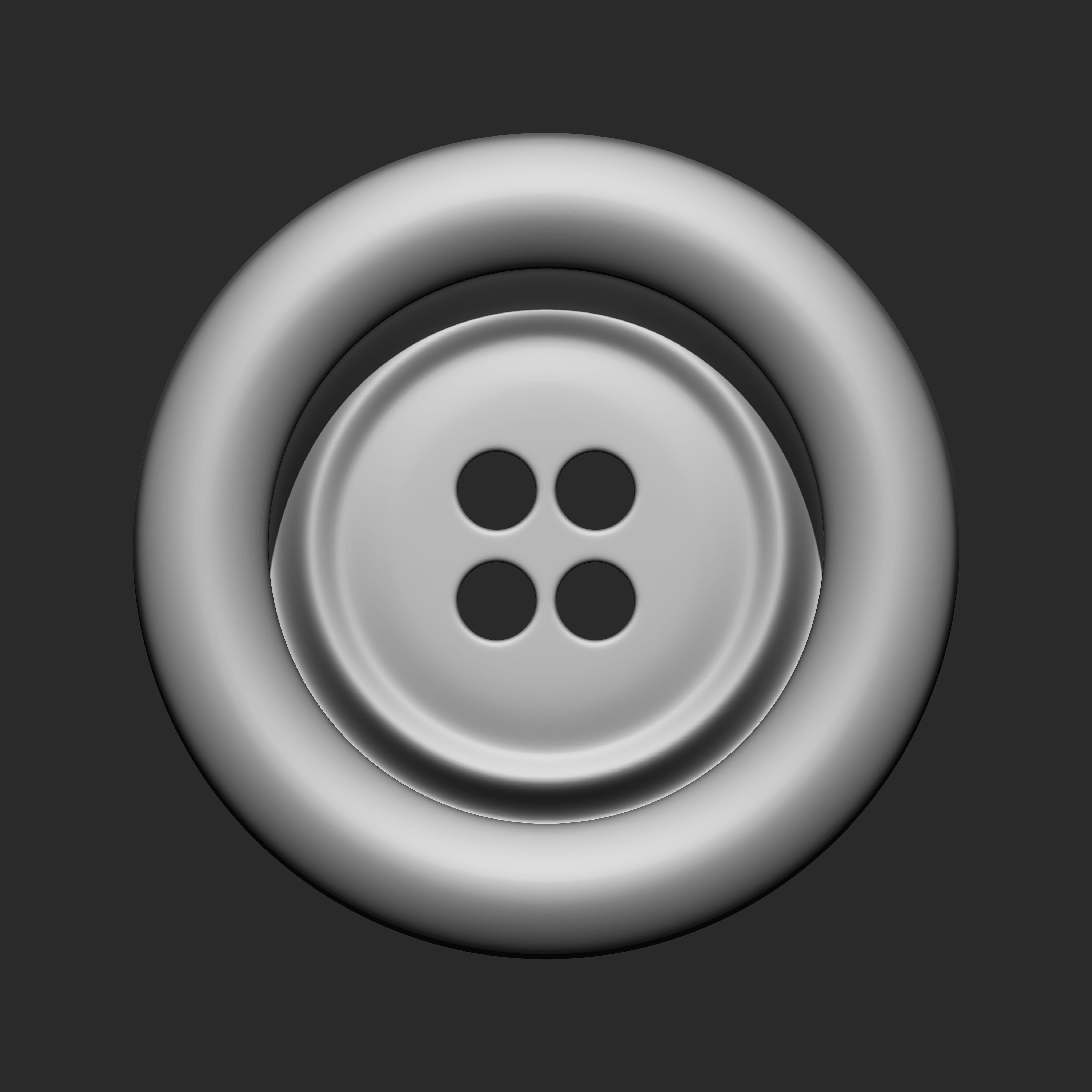 Buttons Collection IMM Brush Pack 14 in One VOL 6 3D model_14