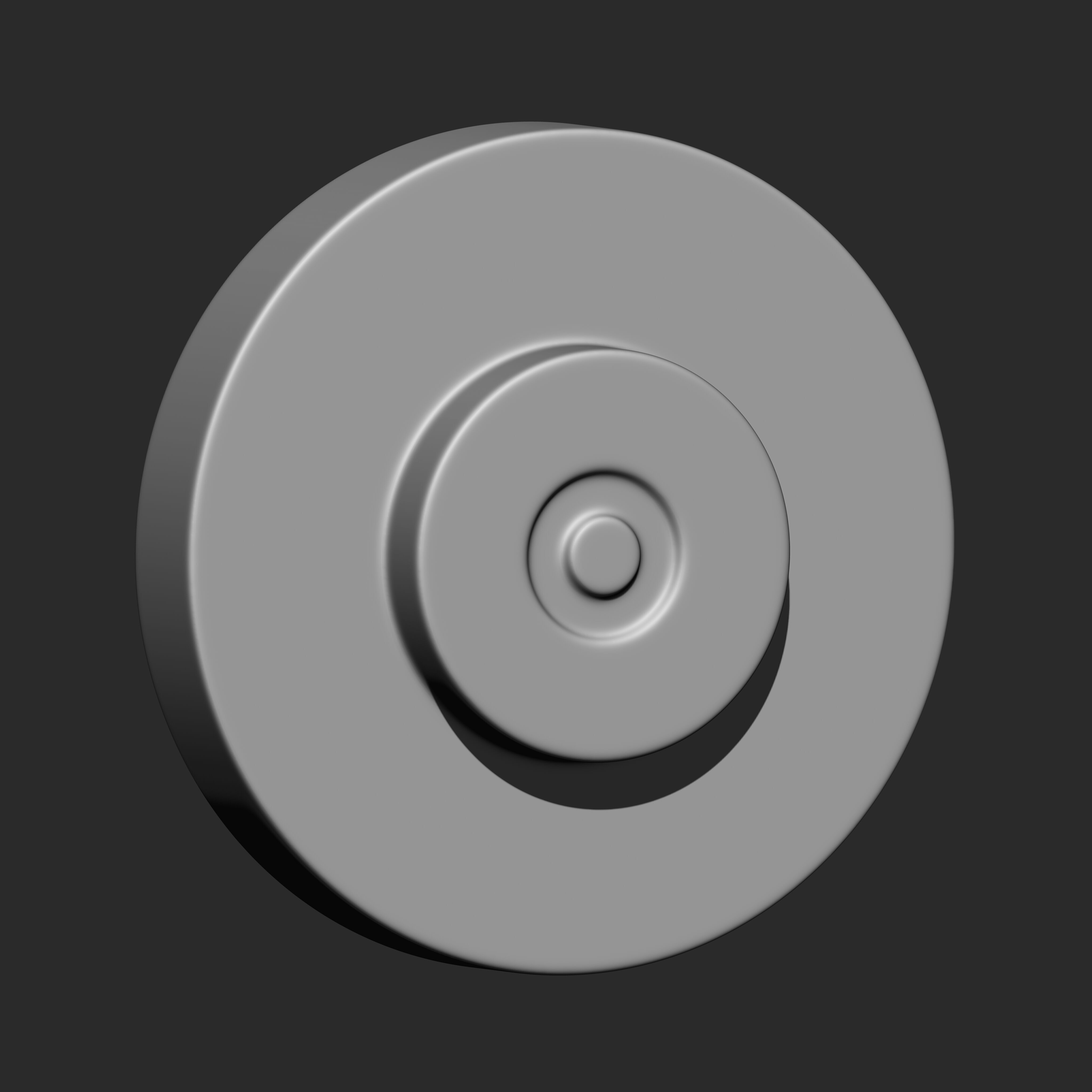 Buttons Collection IMM Brush Pack 14 in One VOL 6 3D model_3