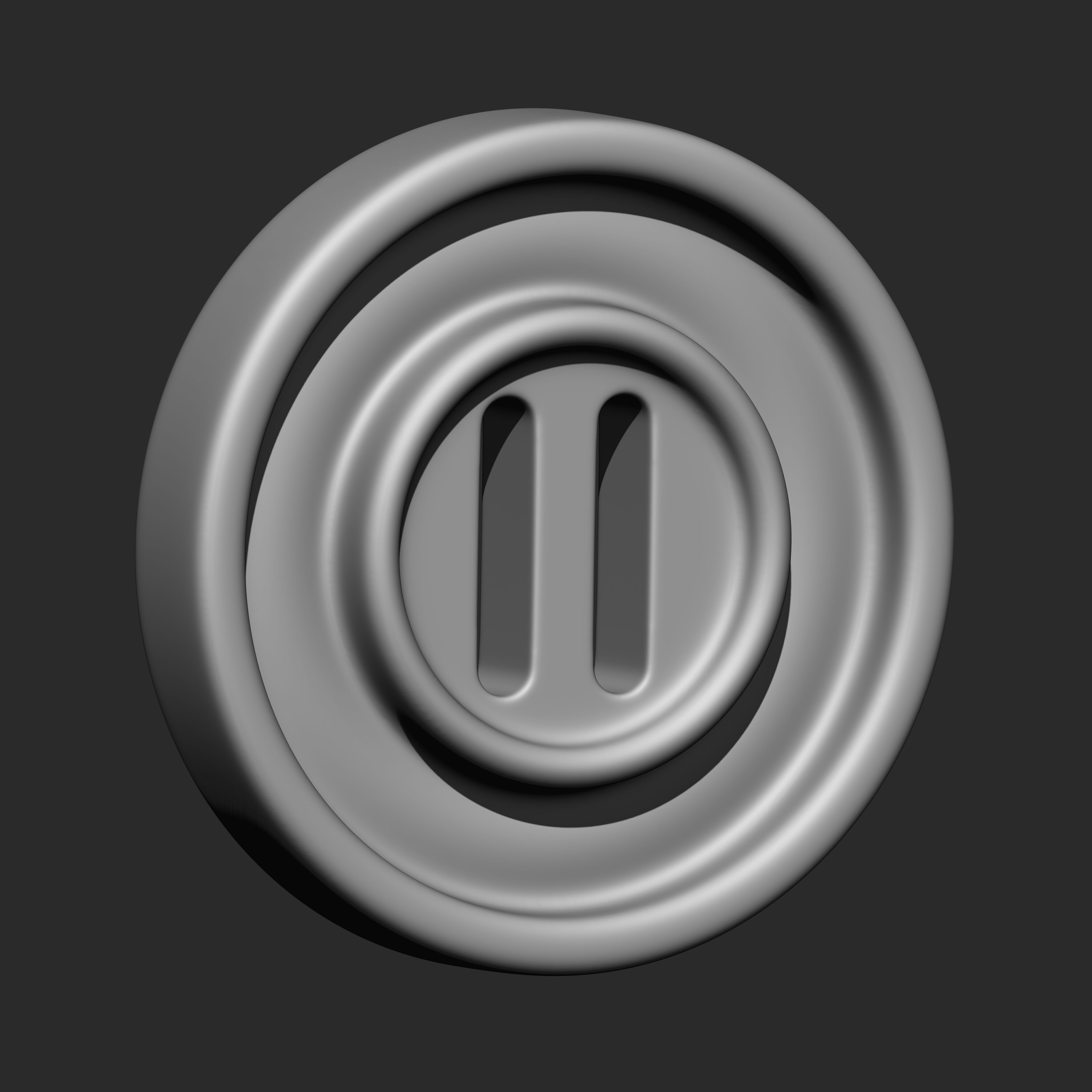 Buttons Collection IMM Brush Pack 14 in One VOL 6 3D model_12